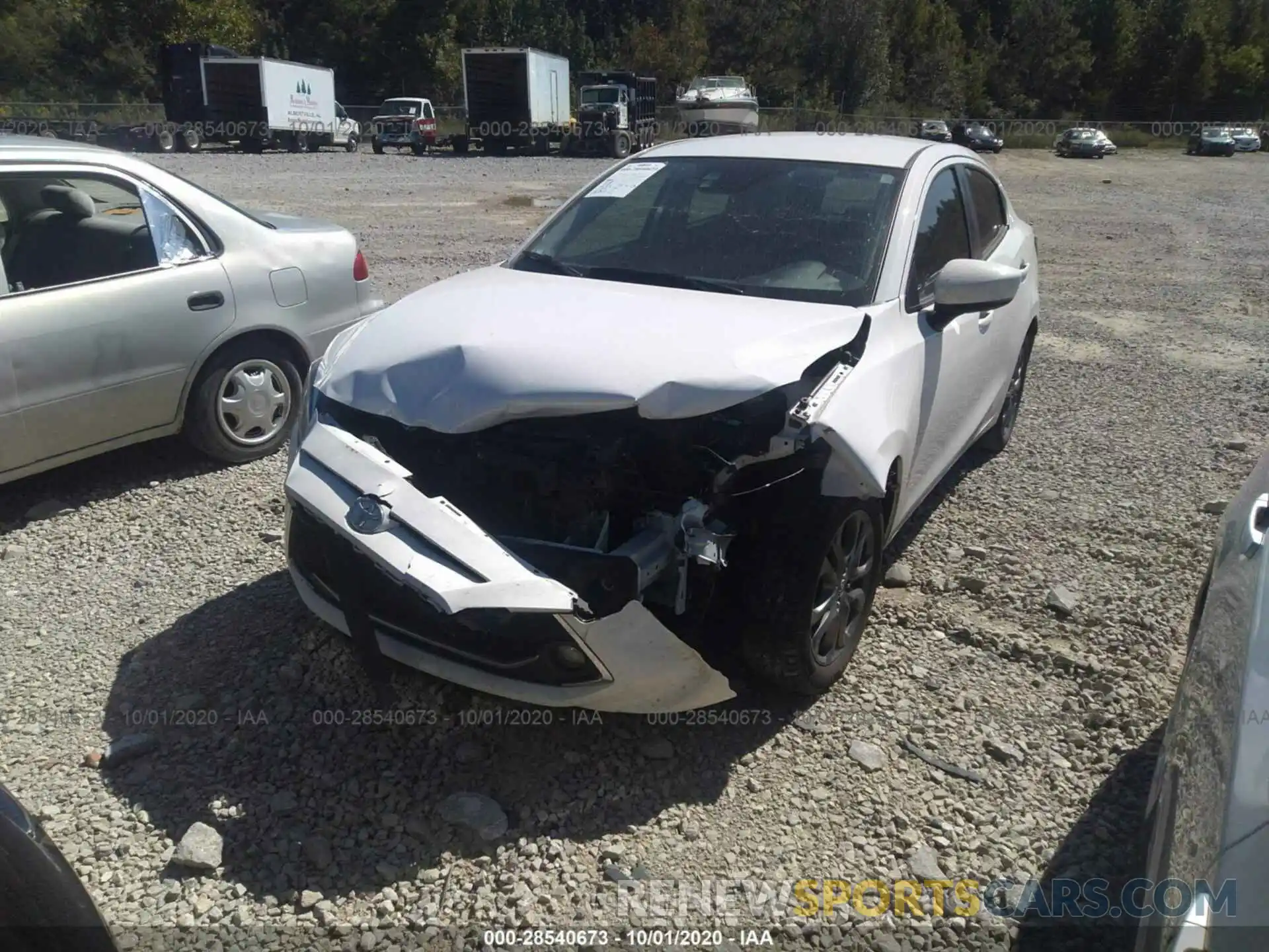 2 Photograph of a damaged car 3MYDLBYV9KY519479 TOYOTA YARIS SEDAN 2019