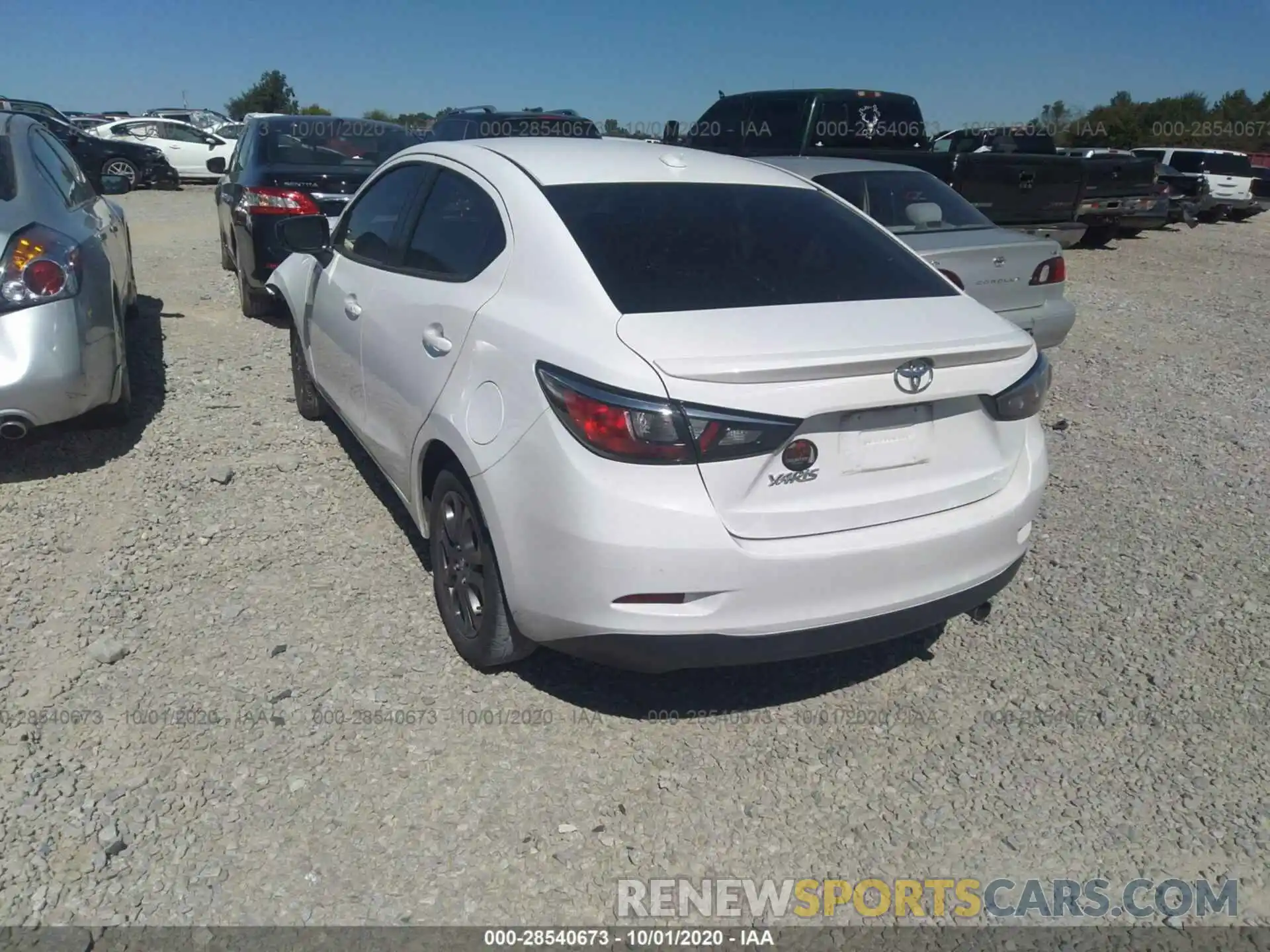 3 Photograph of a damaged car 3MYDLBYV9KY519479 TOYOTA YARIS SEDAN 2019