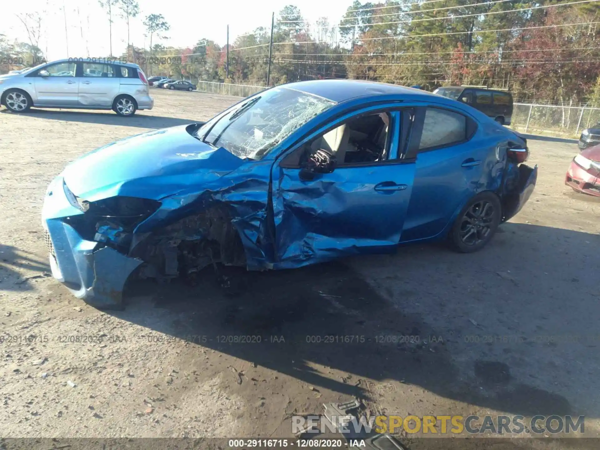 2 Photograph of a damaged car 3MYDLBYV9KY520504 TOYOTA YARIS SEDAN 2019