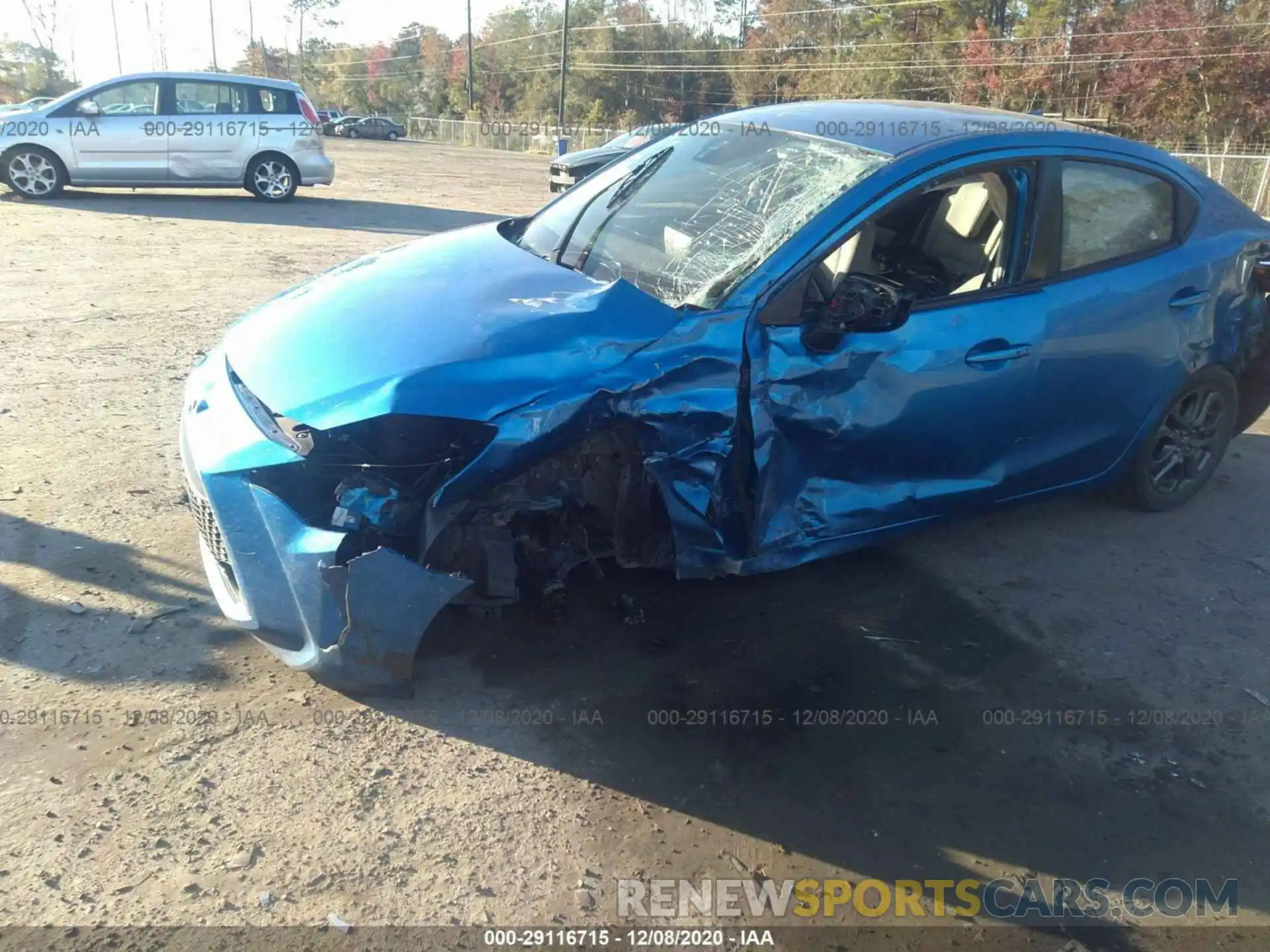 6 Photograph of a damaged car 3MYDLBYV9KY520504 TOYOTA YARIS SEDAN 2019