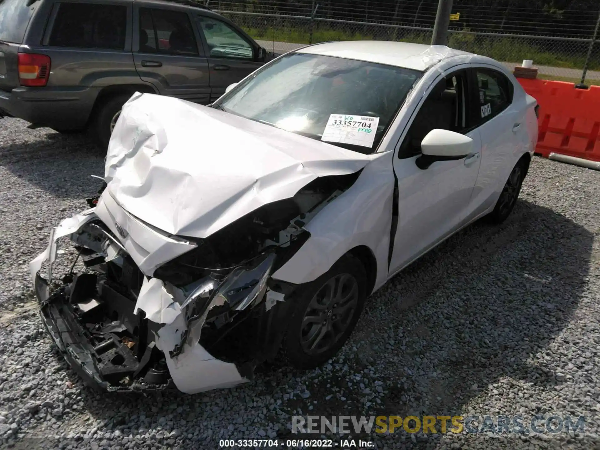 2 Photograph of a damaged car 3MYDLBYV9KY520860 TOYOTA YARIS SEDAN 2019