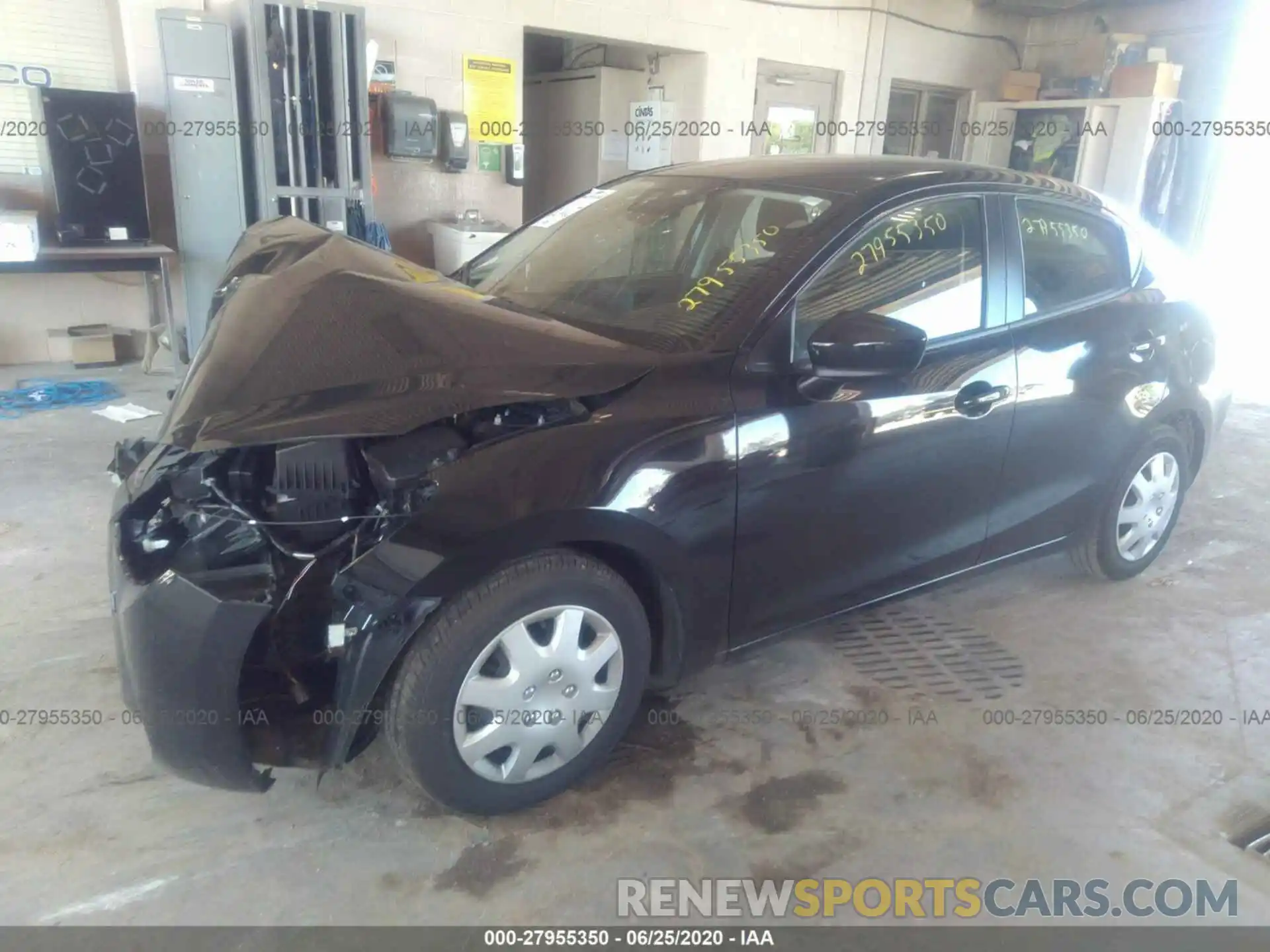 2 Photograph of a damaged car 3MYDLBYV9KY521913 TOYOTA YARIS SEDAN 2019