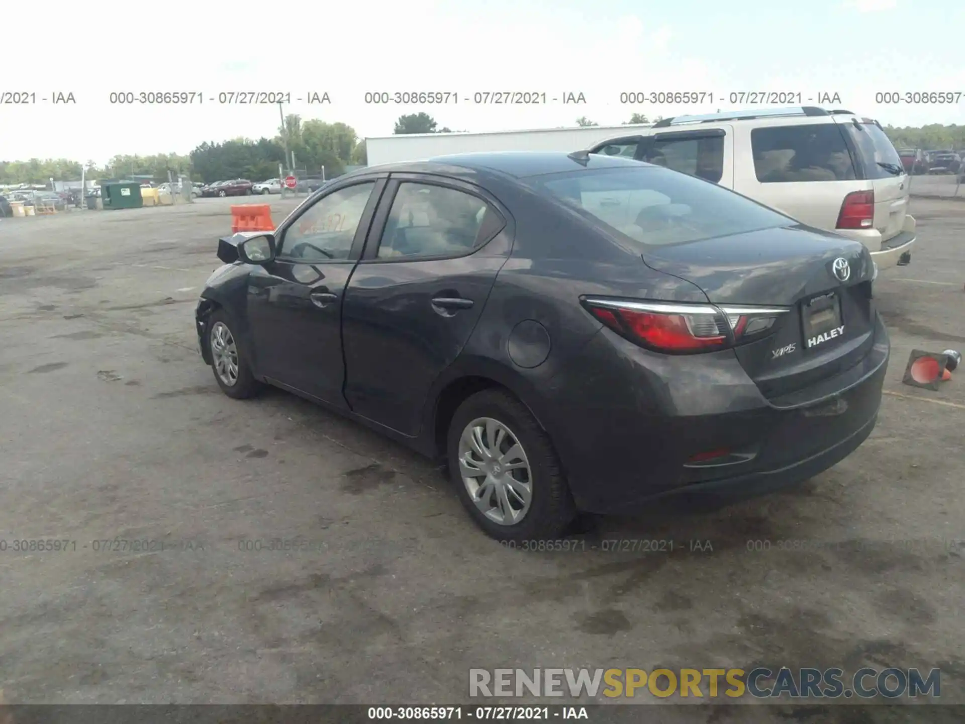 3 Photograph of a damaged car 3MYDLBYV9KY522415 TOYOTA YARIS SEDAN 2019