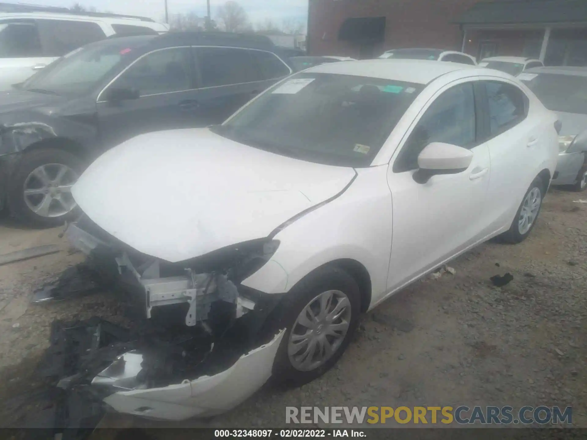 2 Photograph of a damaged car 3MYDLBYV9KY522995 TOYOTA YARIS SEDAN 2019