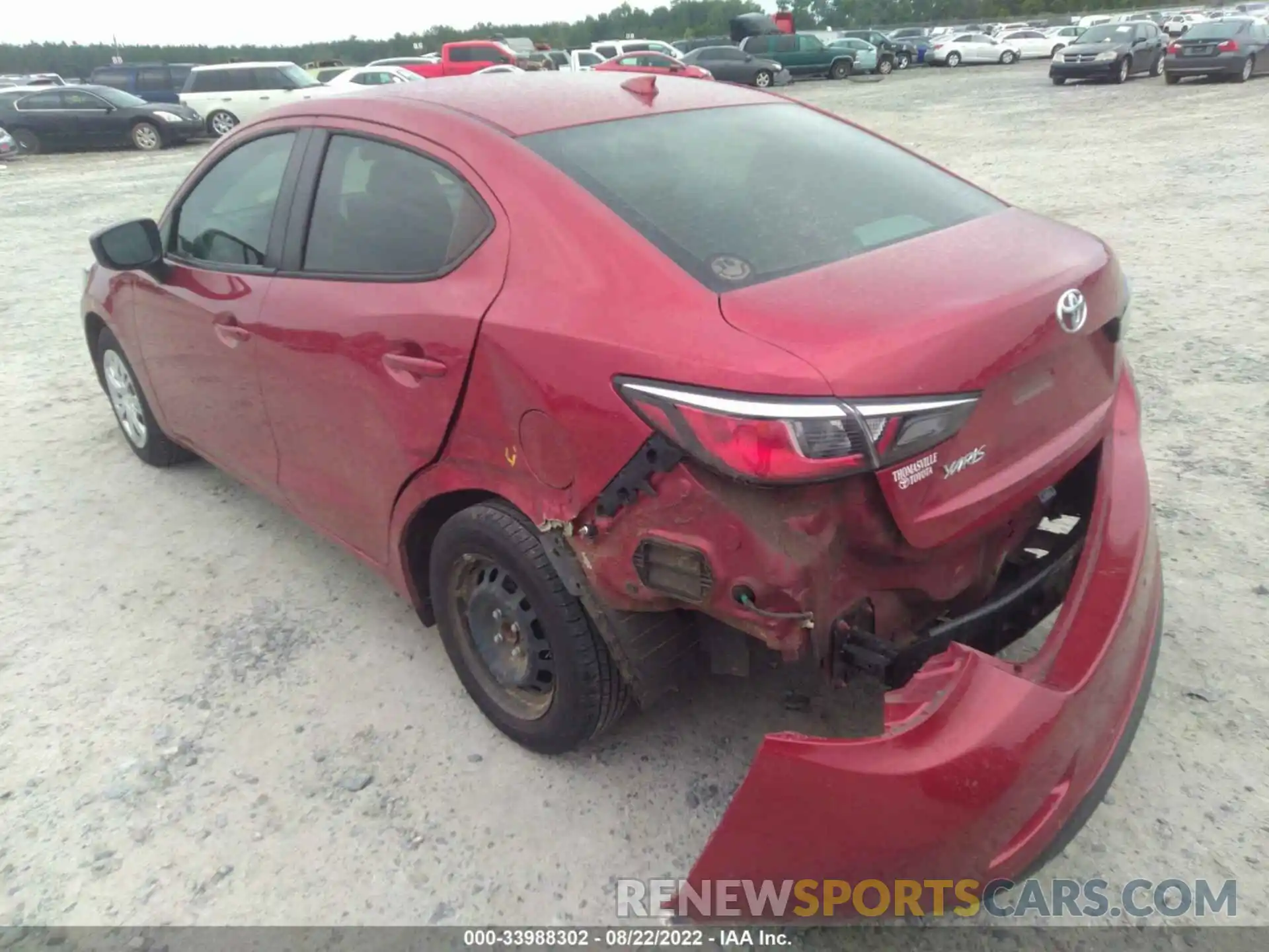 6 Photograph of a damaged car 3MYDLBYV9KY525301 TOYOTA YARIS SEDAN 2019