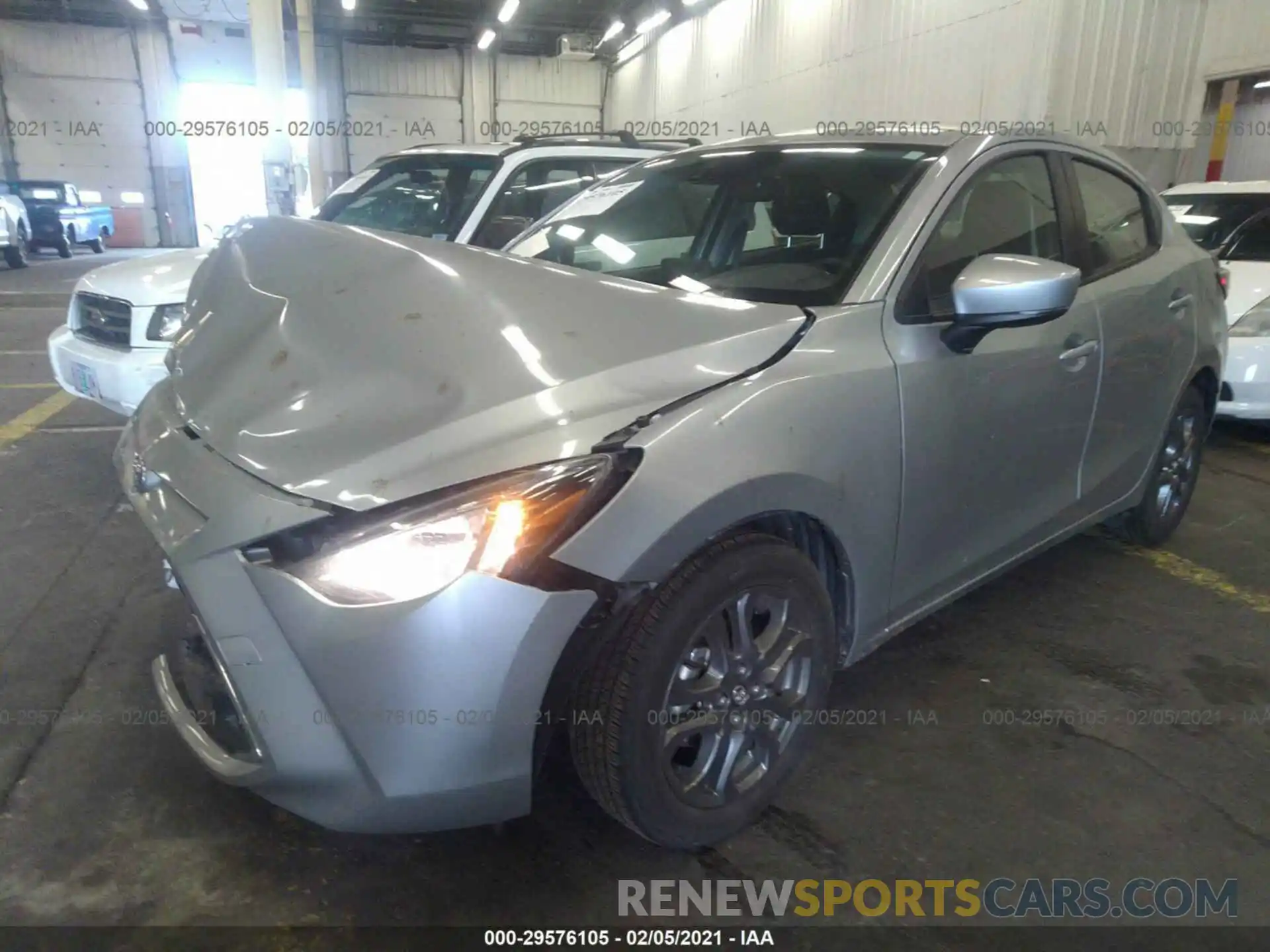 2 Photograph of a damaged car 3MYDLBYV9KY525685 TOYOTA YARIS SEDAN 2019