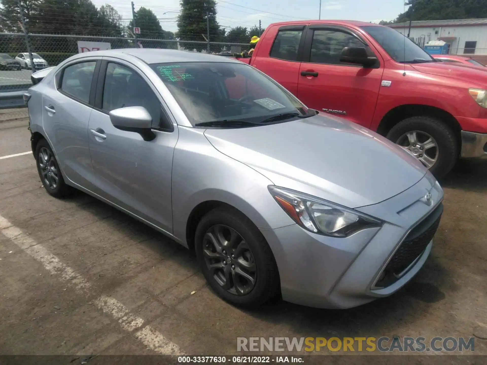 1 Photograph of a damaged car 3MYDLBYV9KY525699 TOYOTA YARIS SEDAN 2019