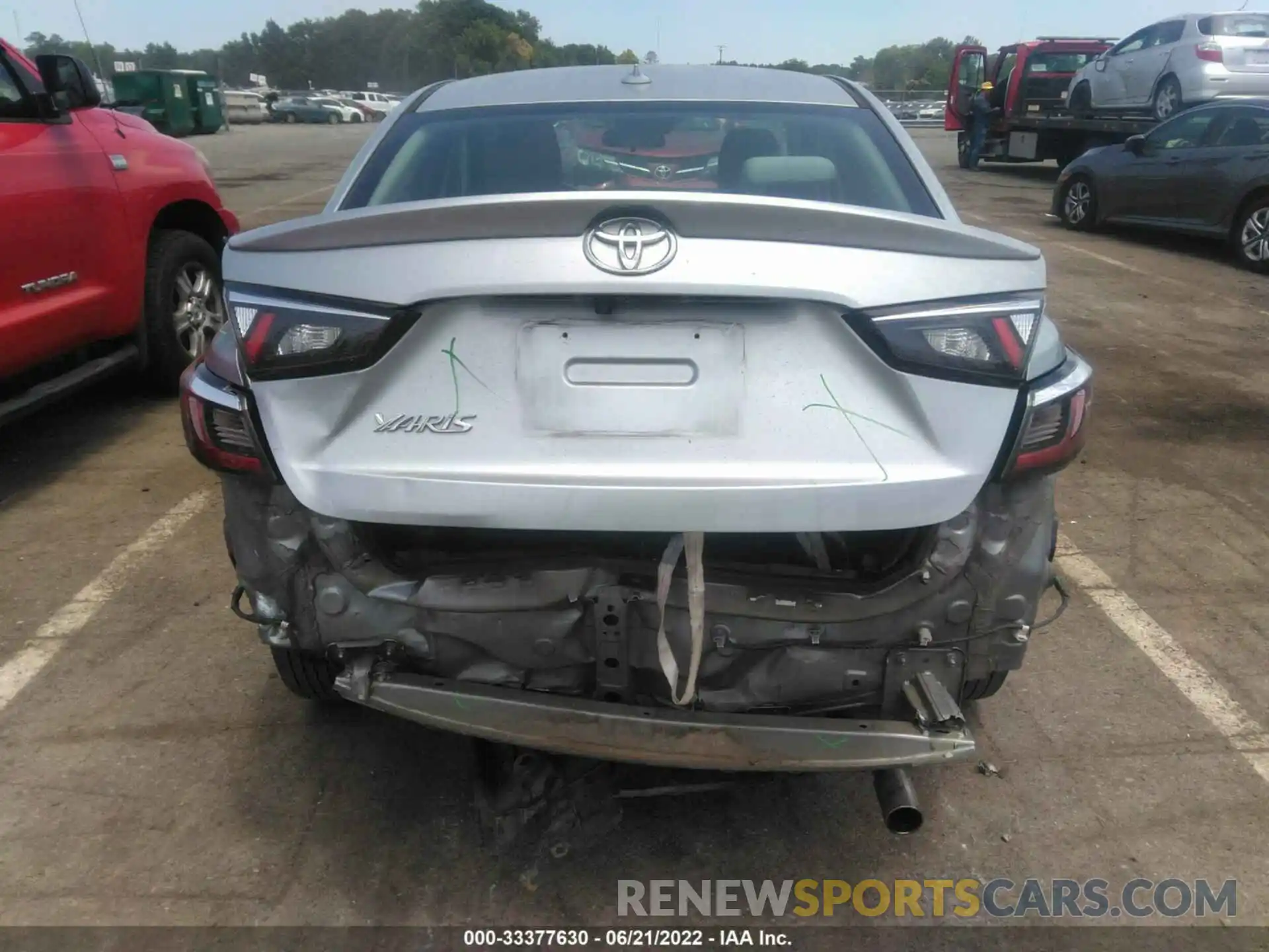 6 Photograph of a damaged car 3MYDLBYV9KY525699 TOYOTA YARIS SEDAN 2019