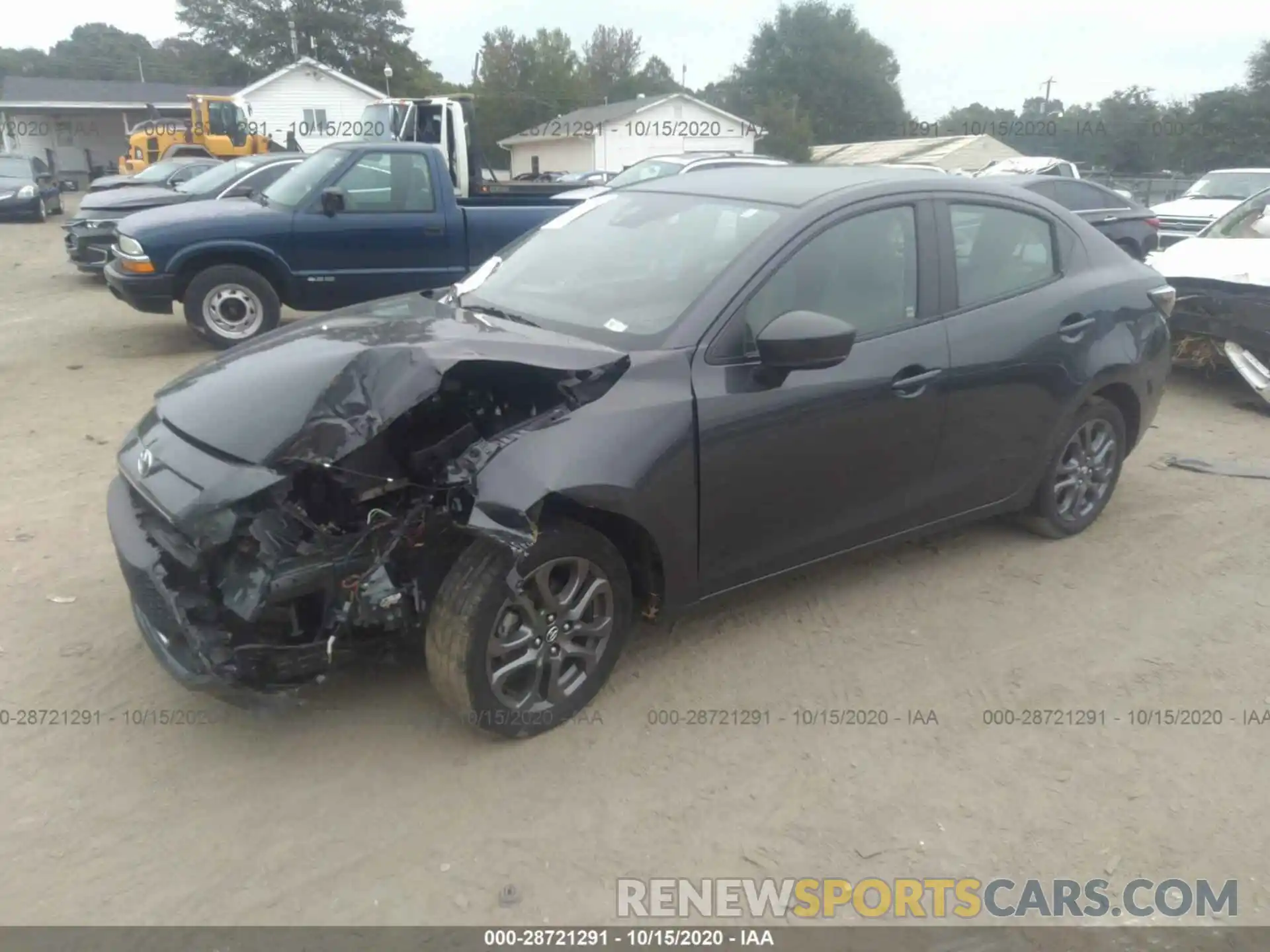 2 Photograph of a damaged car 3MYDLBYV9KY525749 TOYOTA YARIS SEDAN 2019