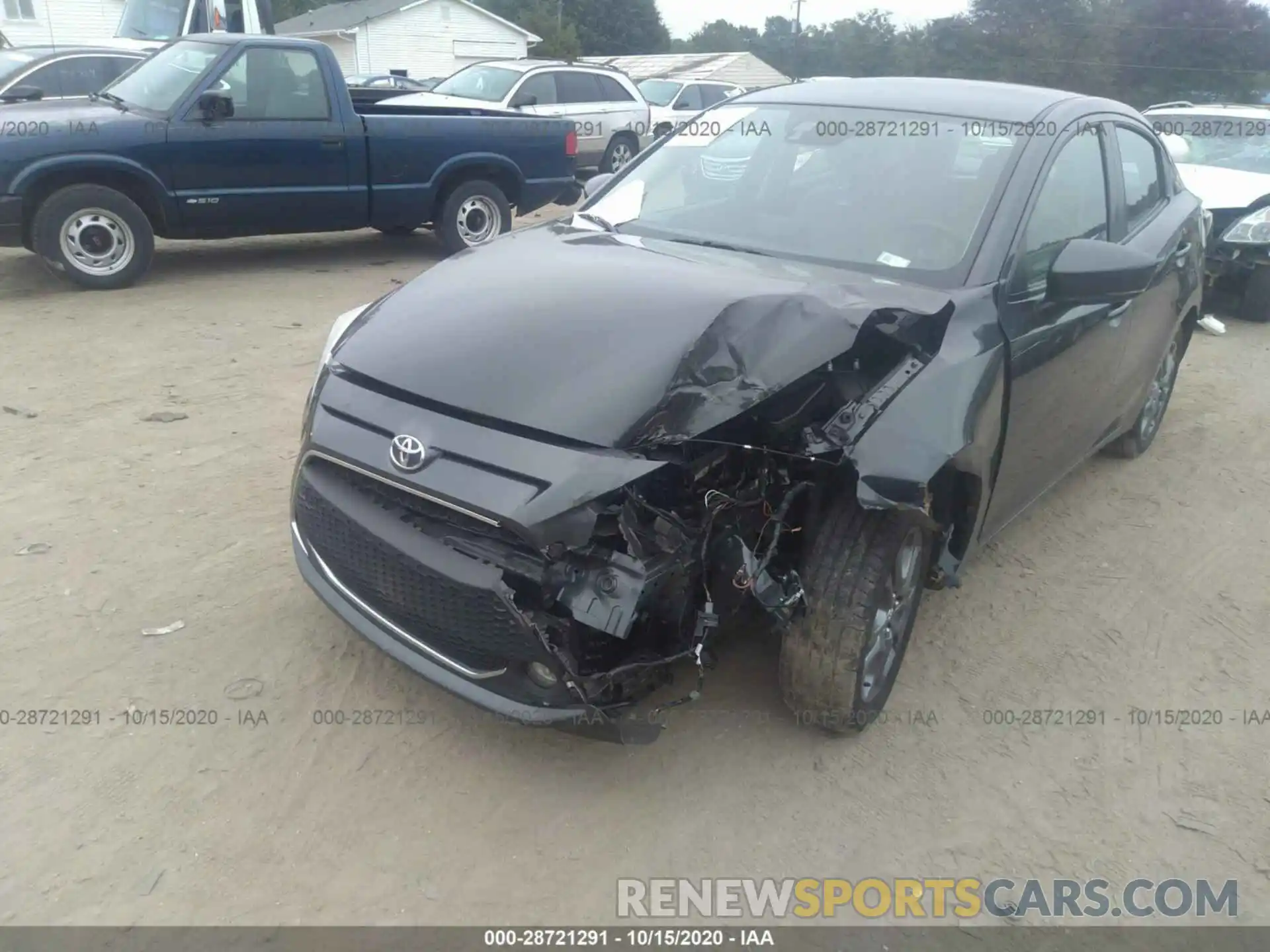 6 Photograph of a damaged car 3MYDLBYV9KY525749 TOYOTA YARIS SEDAN 2019