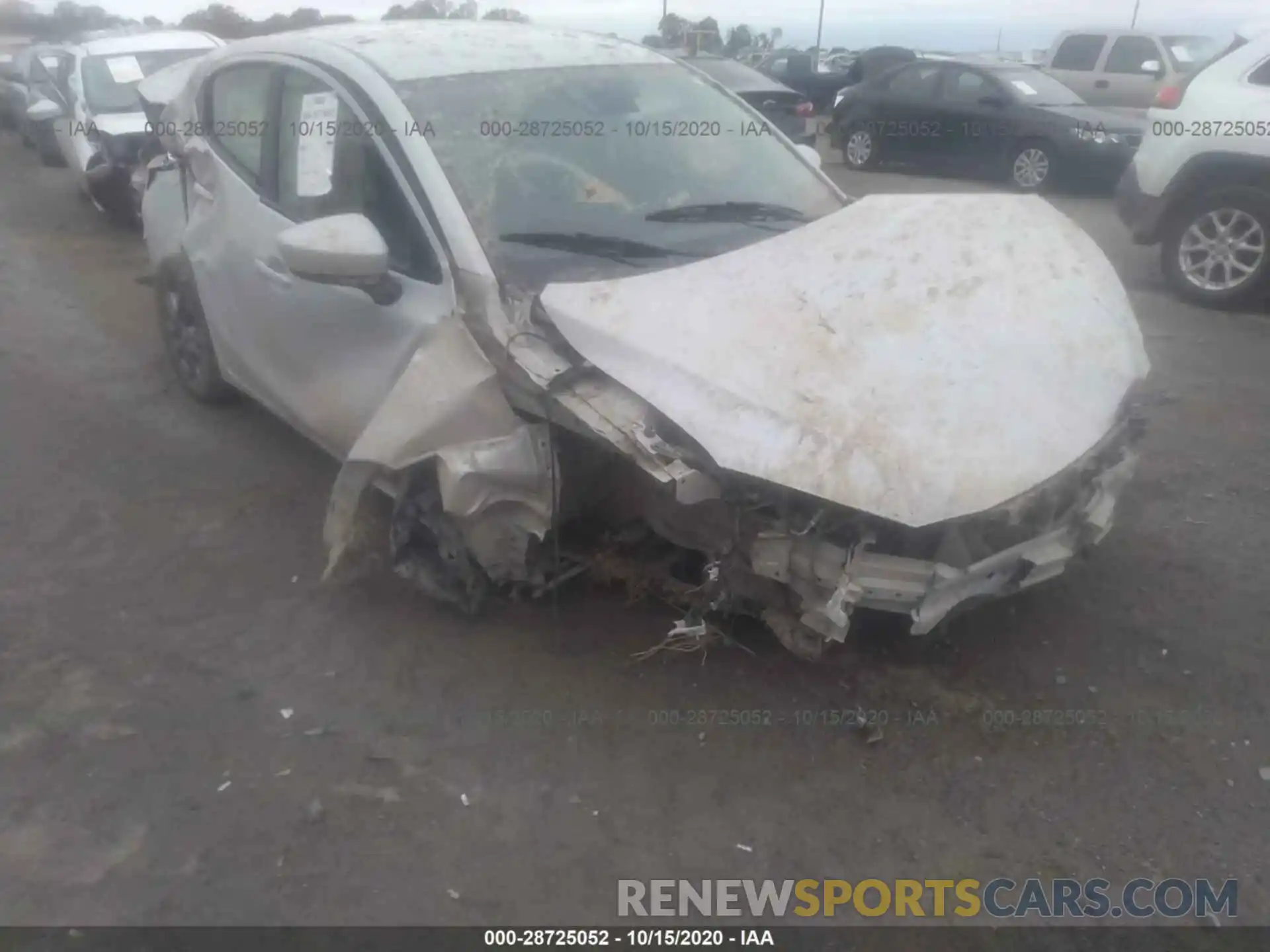 6 Photograph of a damaged car 3MYDLBYVXKY501329 TOYOTA YARIS SEDAN 2019