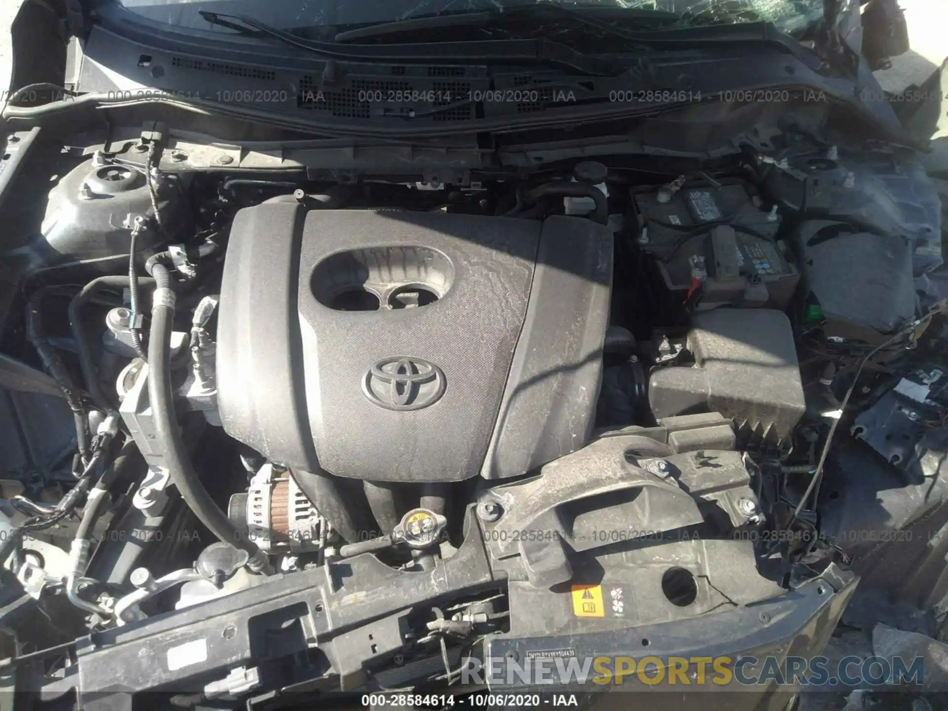 10 Photograph of a damaged car 3MYDLBYVXKY504439 TOYOTA YARIS SEDAN 2019