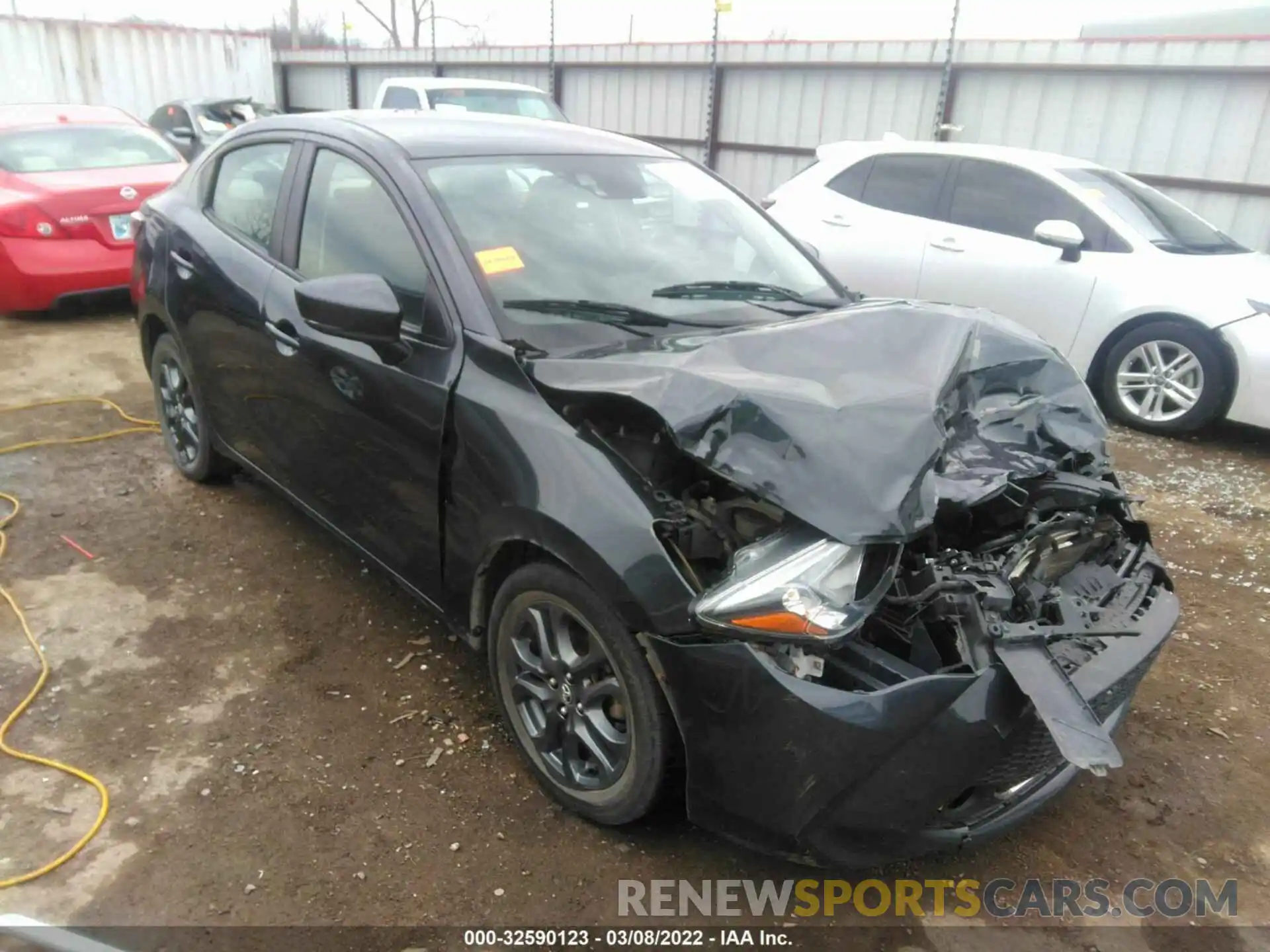 1 Photograph of a damaged car 3MYDLBYVXKY504926 TOYOTA YARIS SEDAN 2019