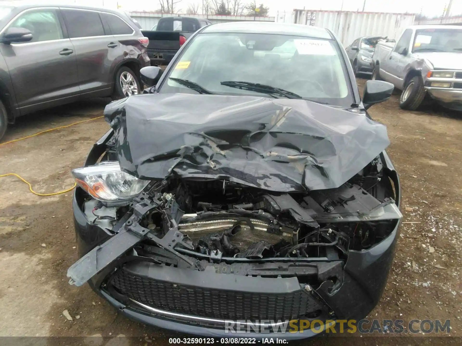 6 Photograph of a damaged car 3MYDLBYVXKY504926 TOYOTA YARIS SEDAN 2019