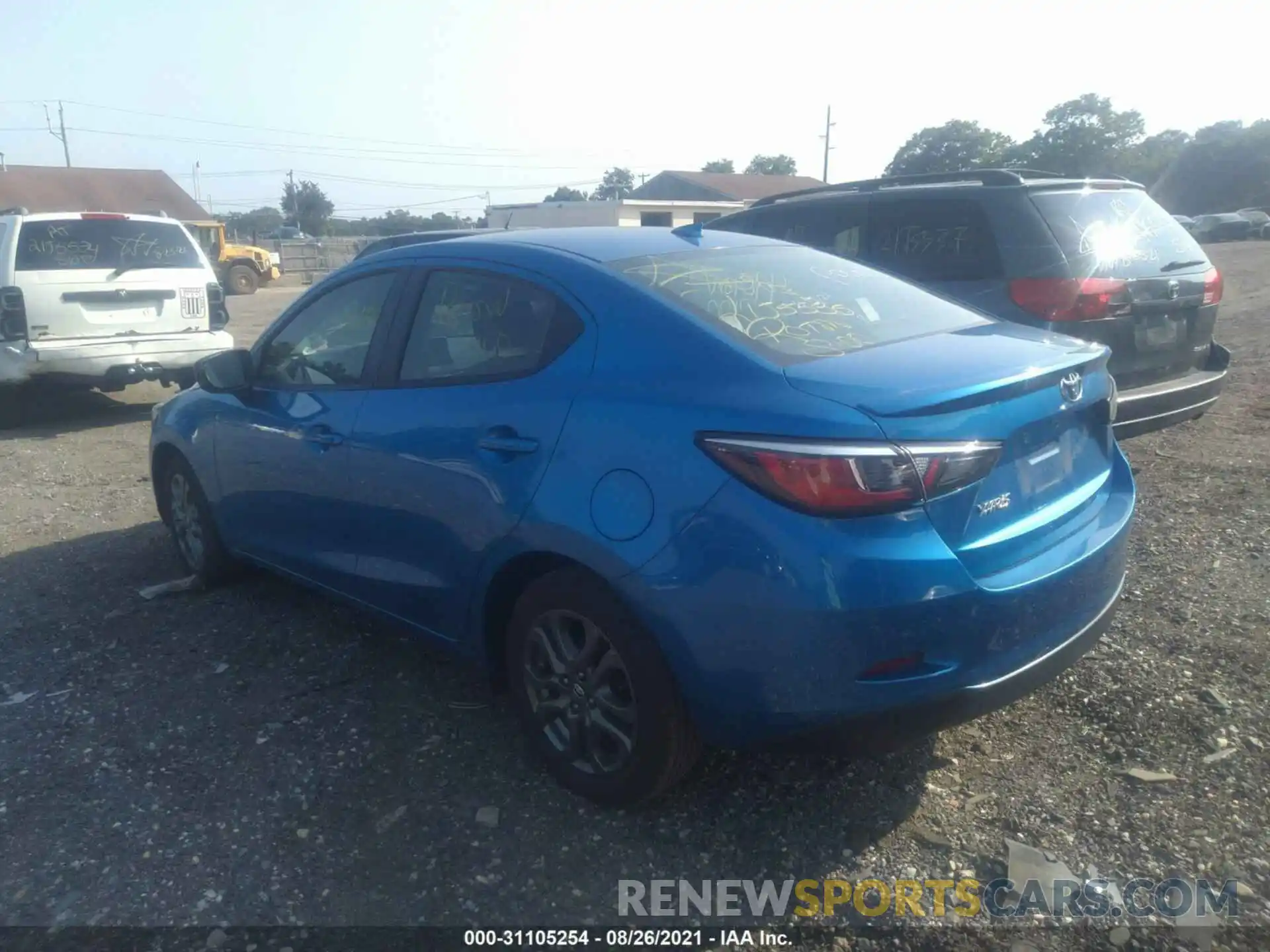 3 Photograph of a damaged car 3MYDLBYVXKY505431 TOYOTA YARIS SEDAN 2019