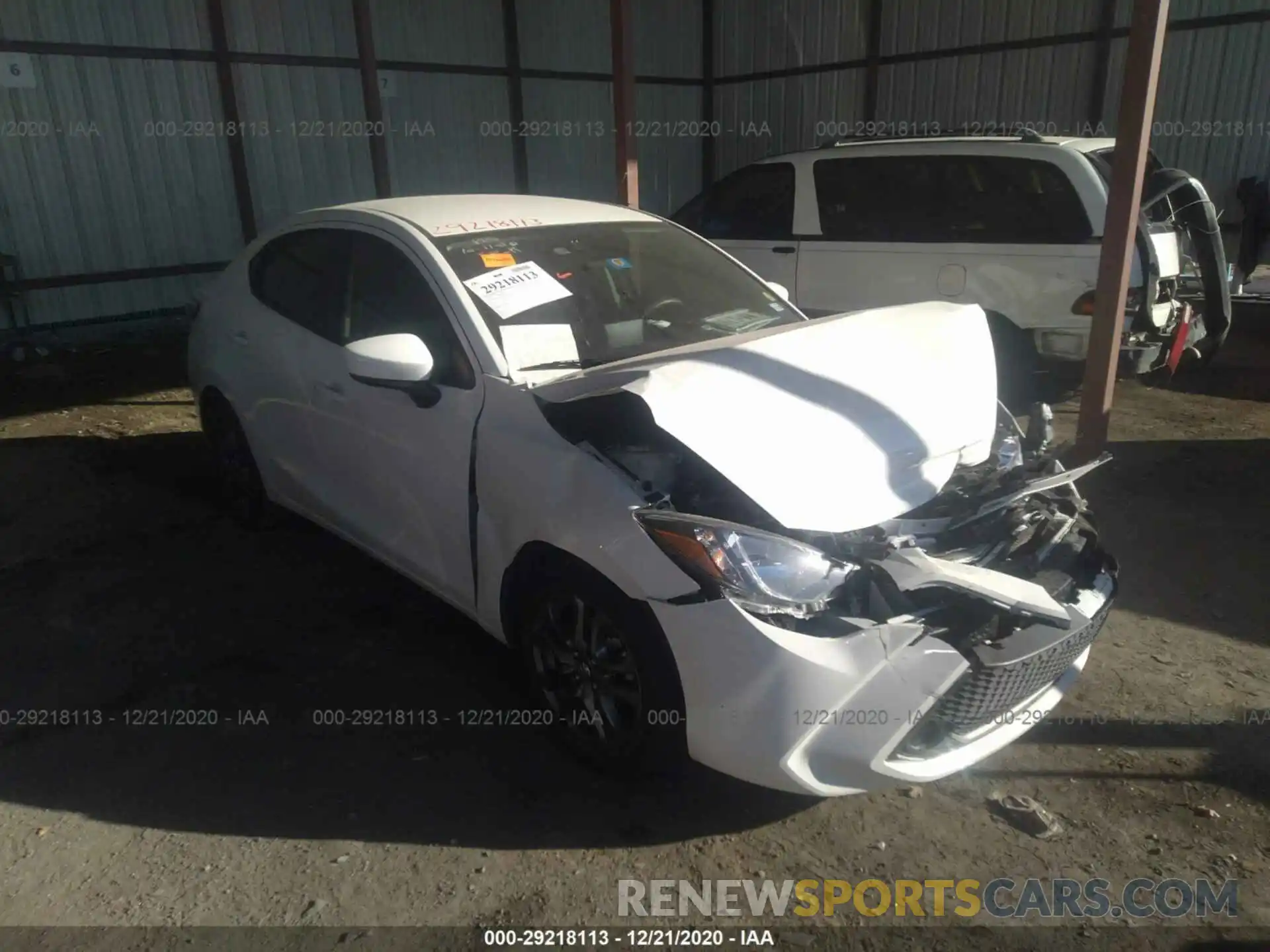 1 Photograph of a damaged car 3MYDLBYVXKY505509 TOYOTA YARIS SEDAN 2019