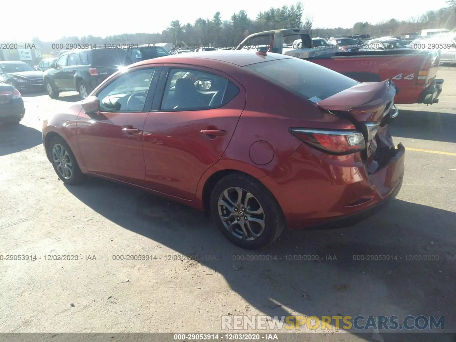 3 Photograph of a damaged car 3MYDLBYVXKY506191 TOYOTA YARIS SEDAN 2019