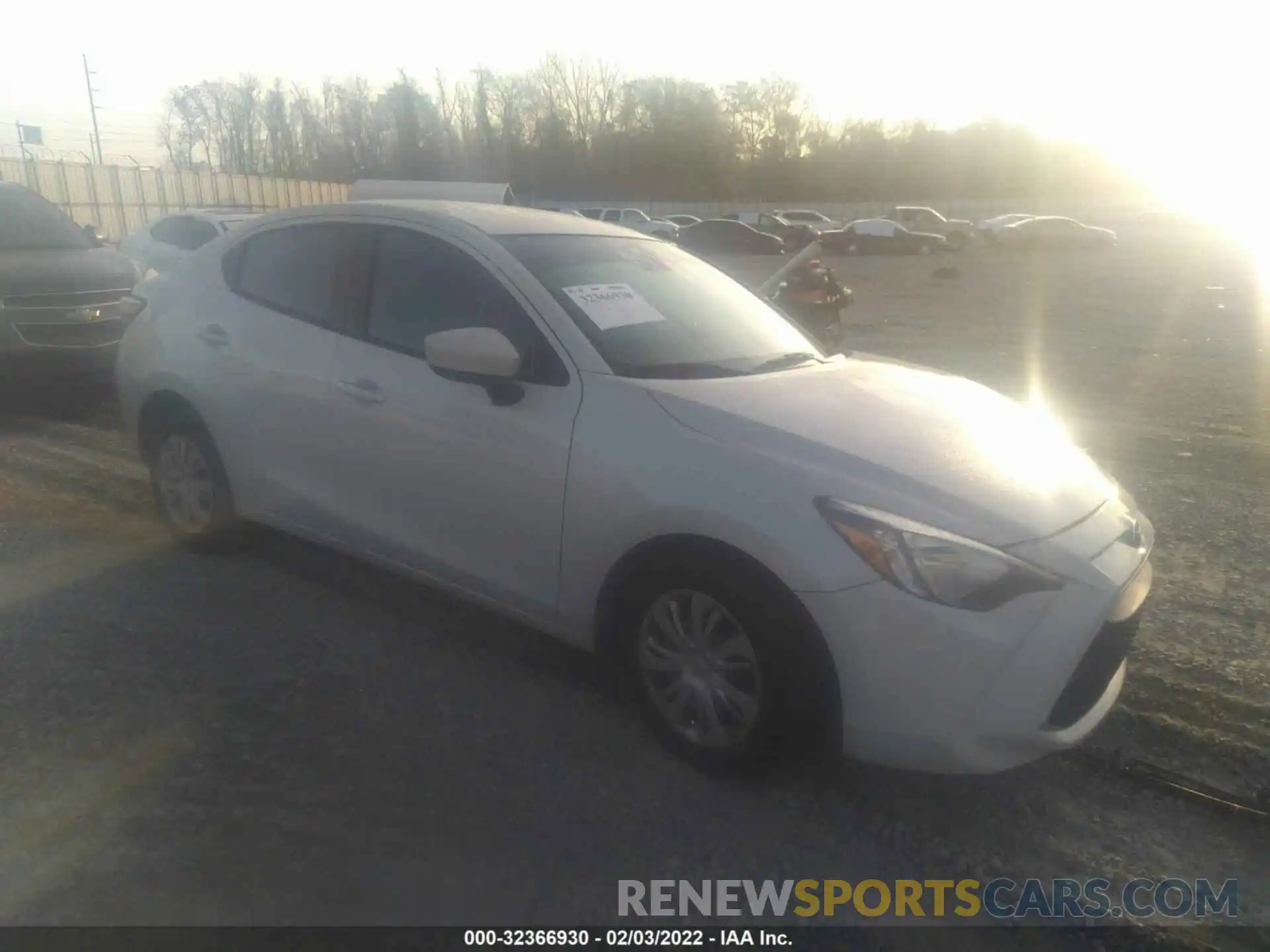 1 Photograph of a damaged car 3MYDLBYVXKY506420 TOYOTA YARIS SEDAN 2019