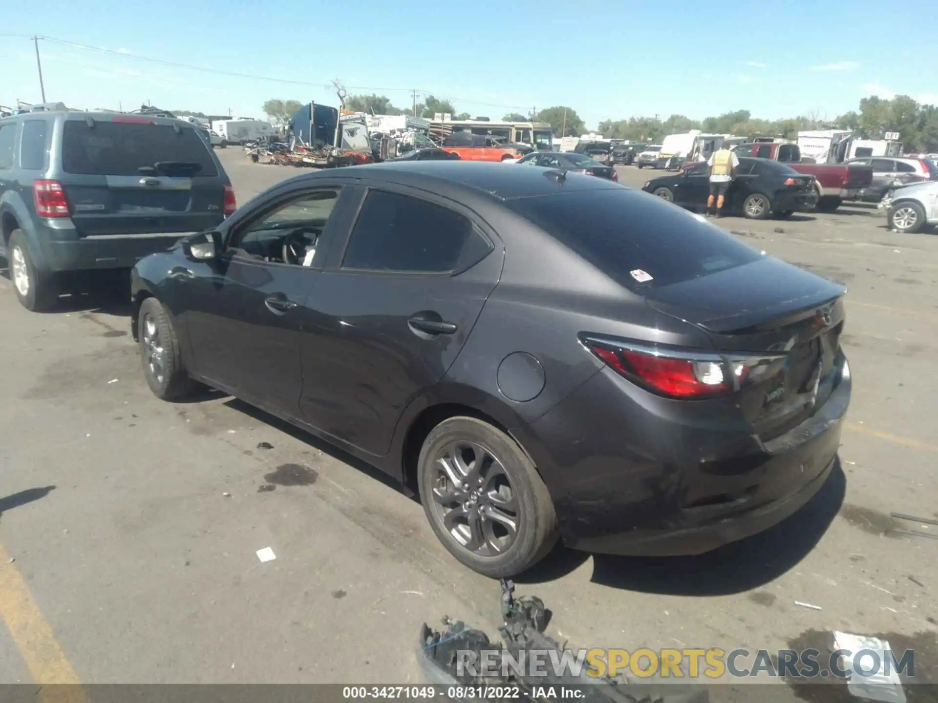 3 Photograph of a damaged car 3MYDLBYVXKY509737 TOYOTA YARIS SEDAN 2019