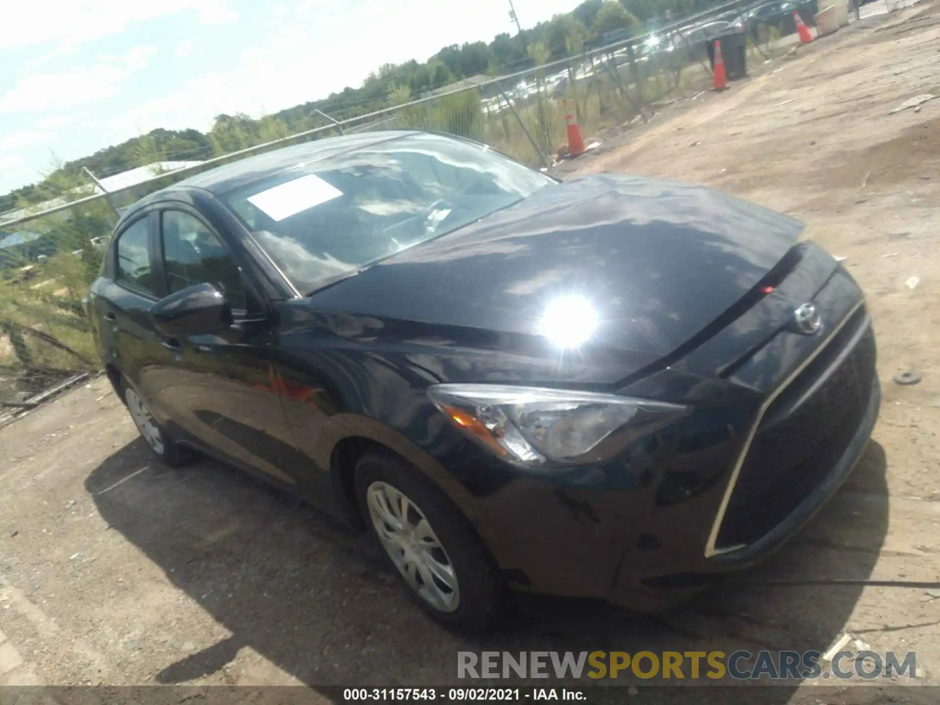 1 Photograph of a damaged car 3MYDLBYVXKY511018 TOYOTA YARIS SEDAN 2019