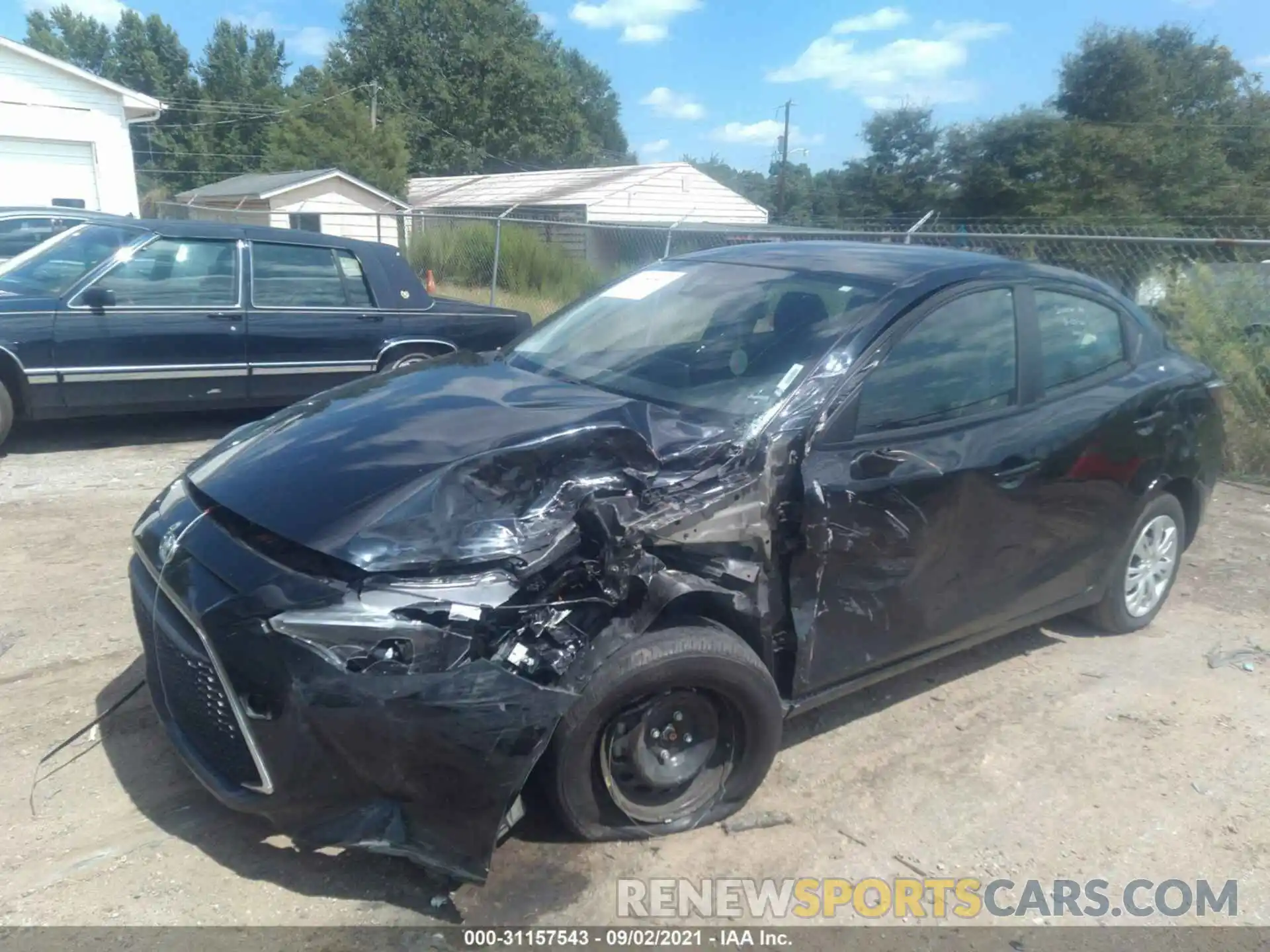 2 Photograph of a damaged car 3MYDLBYVXKY511018 TOYOTA YARIS SEDAN 2019