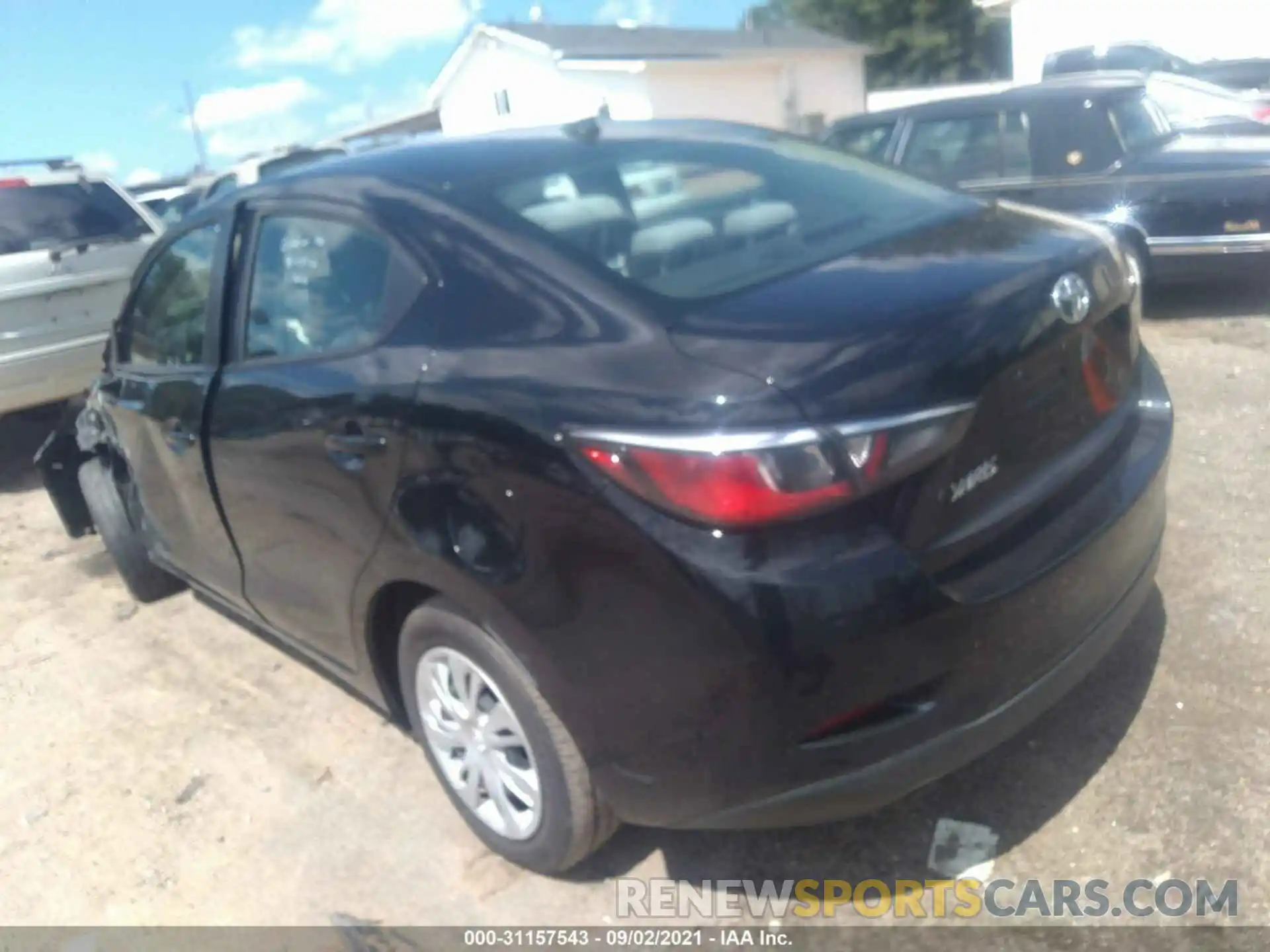 3 Photograph of a damaged car 3MYDLBYVXKY511018 TOYOTA YARIS SEDAN 2019