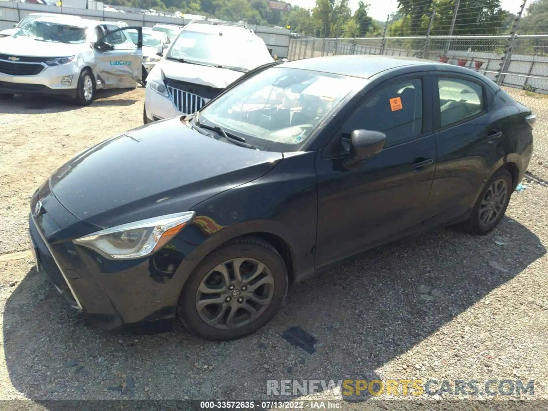 2 Photograph of a damaged car 3MYDLBYVXKY512654 TOYOTA YARIS SEDAN 2019