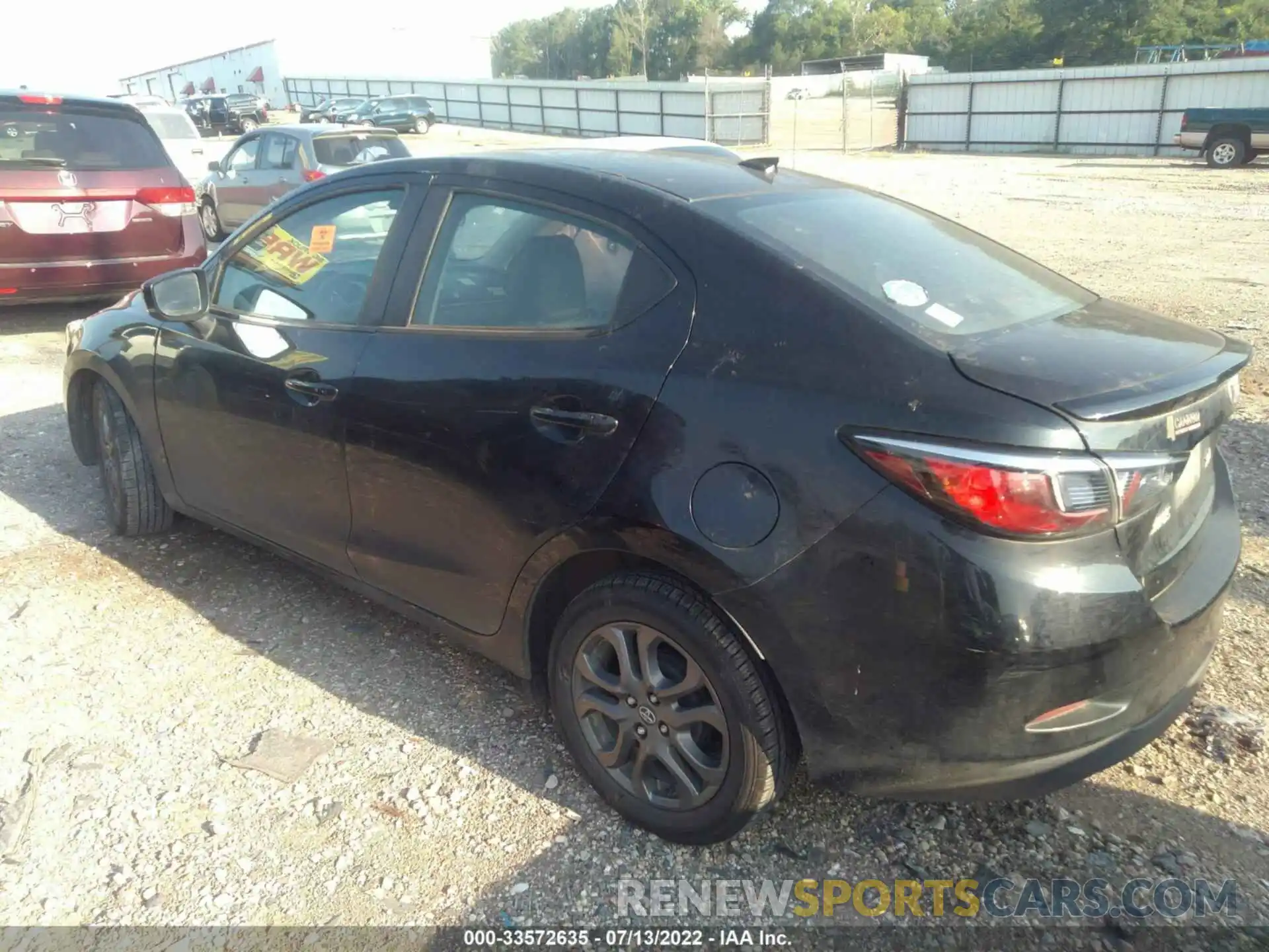 3 Photograph of a damaged car 3MYDLBYVXKY512654 TOYOTA YARIS SEDAN 2019