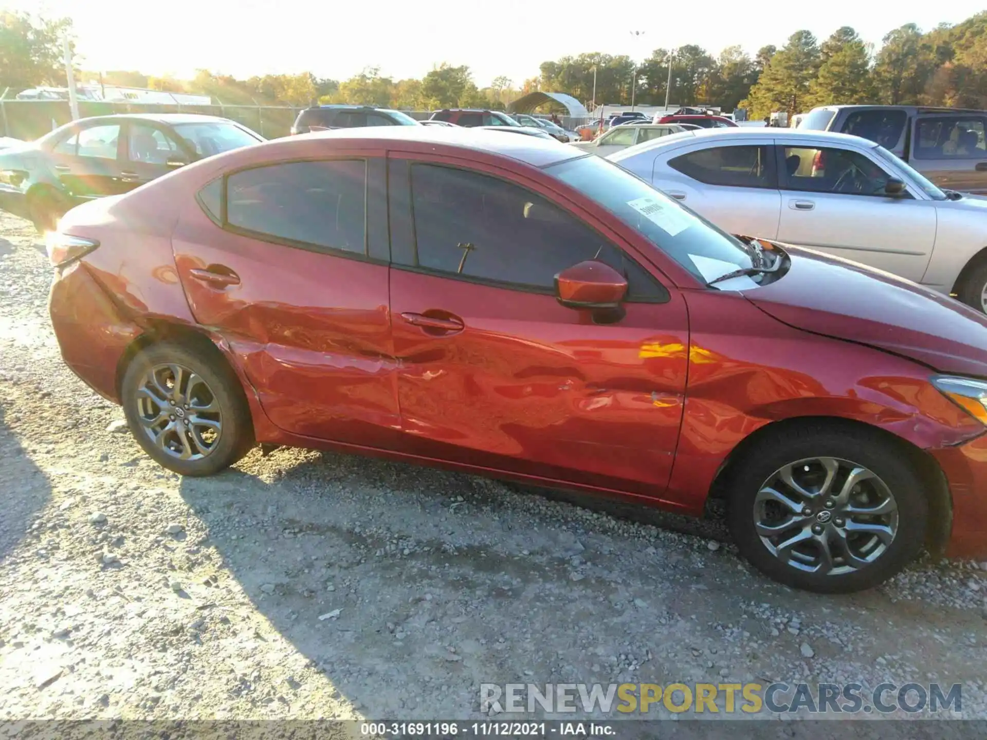 6 Photograph of a damaged car 3MYDLBYVXKY513013 TOYOTA YARIS SEDAN 2019