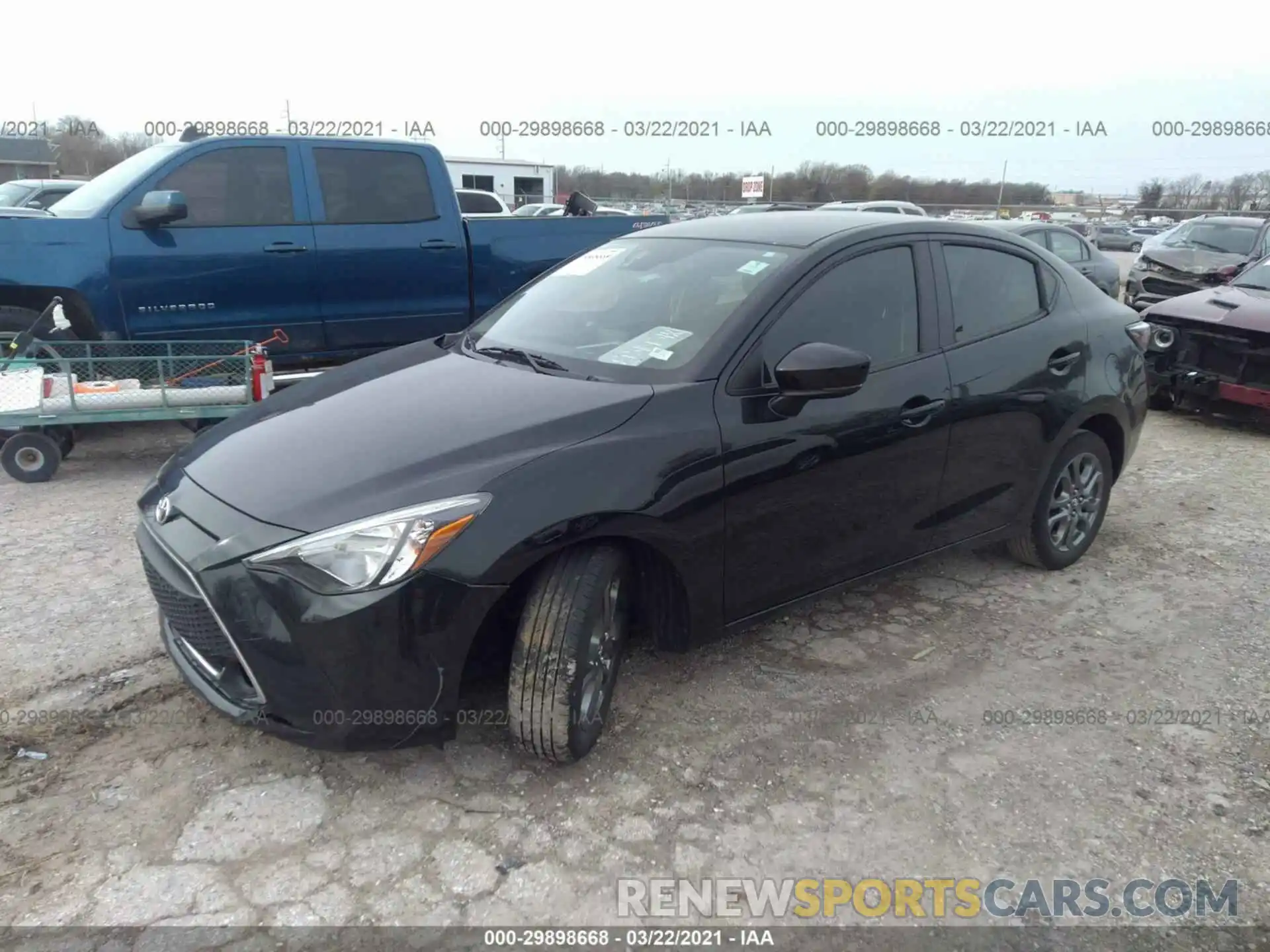 2 Photograph of a damaged car 3MYDLBYVXKY514324 TOYOTA YARIS SEDAN 2019