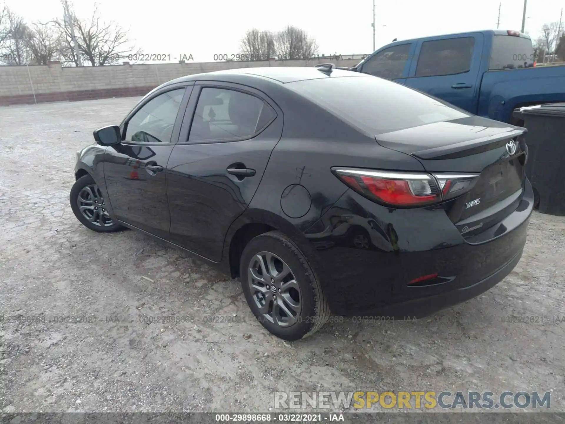 3 Photograph of a damaged car 3MYDLBYVXKY514324 TOYOTA YARIS SEDAN 2019