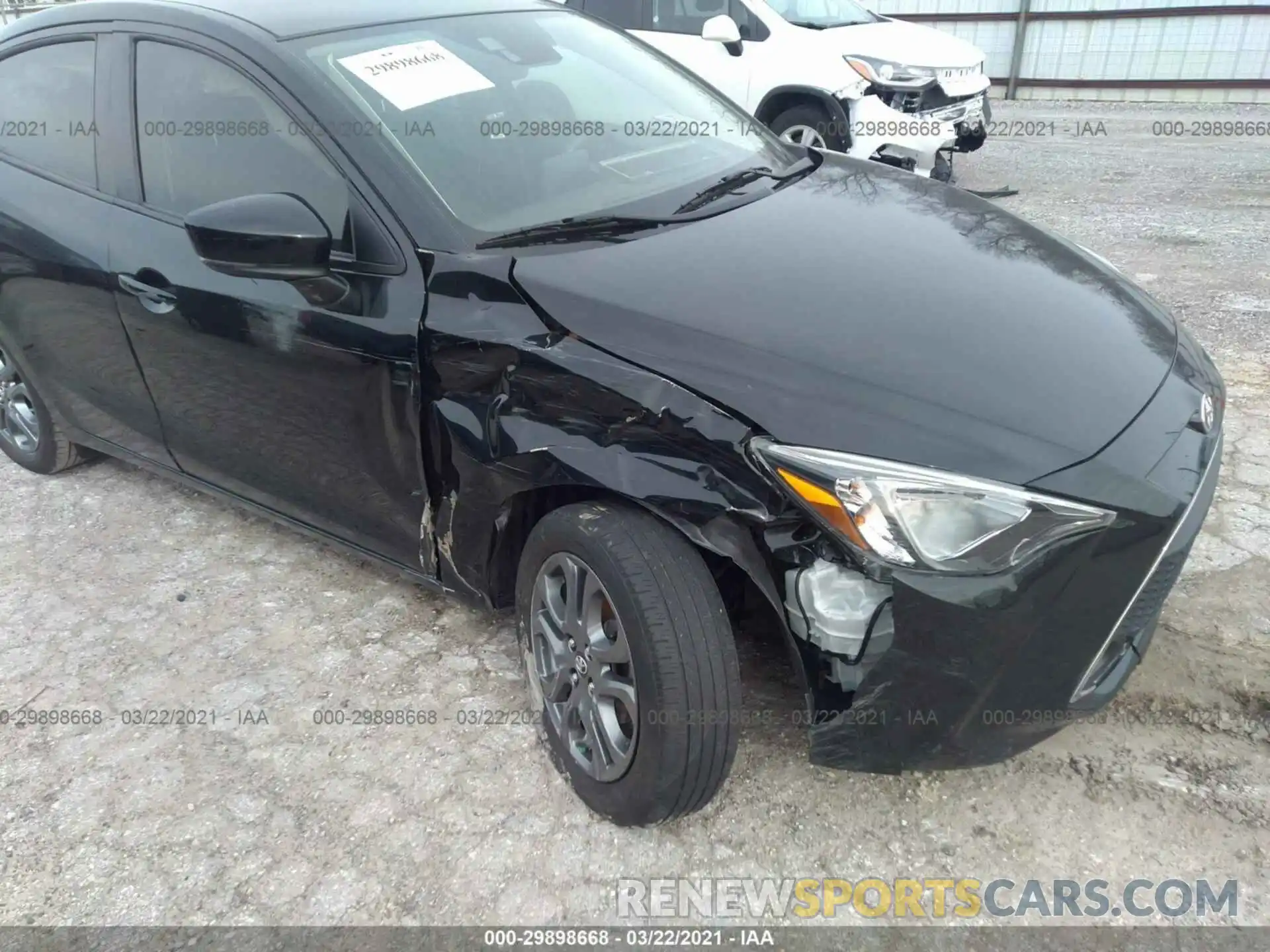 6 Photograph of a damaged car 3MYDLBYVXKY514324 TOYOTA YARIS SEDAN 2019