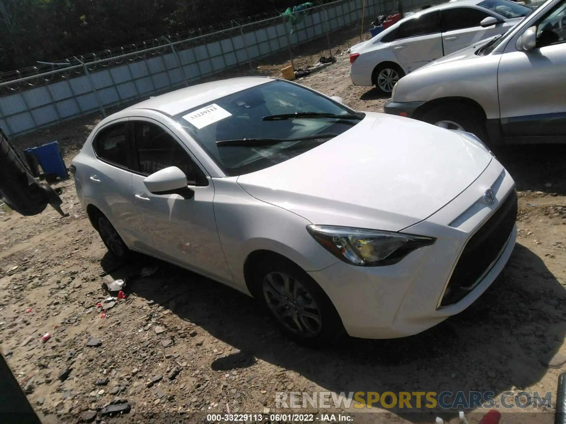 1 Photograph of a damaged car 3MYDLBYVXKY514761 TOYOTA YARIS SEDAN 2019