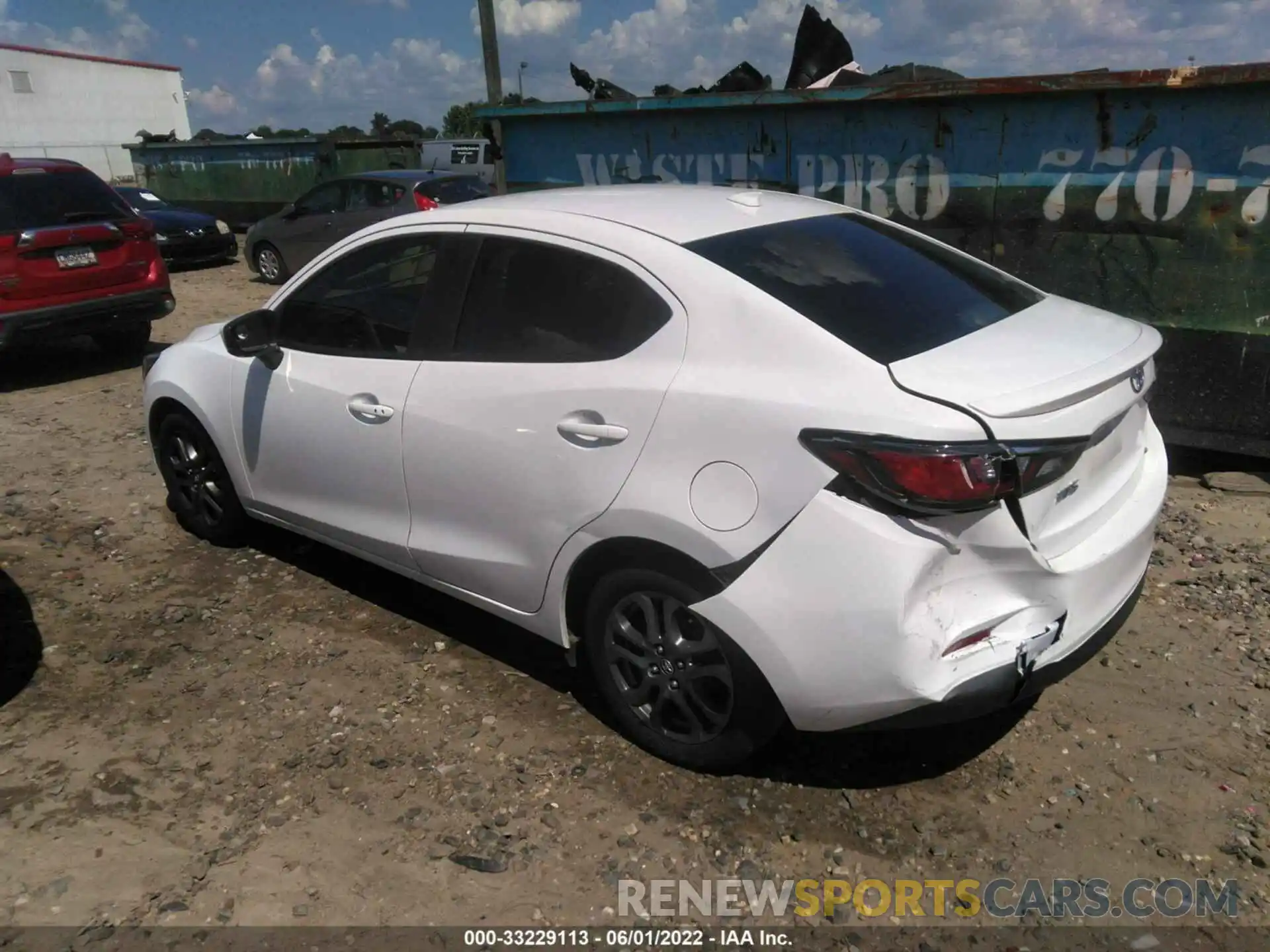 3 Photograph of a damaged car 3MYDLBYVXKY514761 TOYOTA YARIS SEDAN 2019