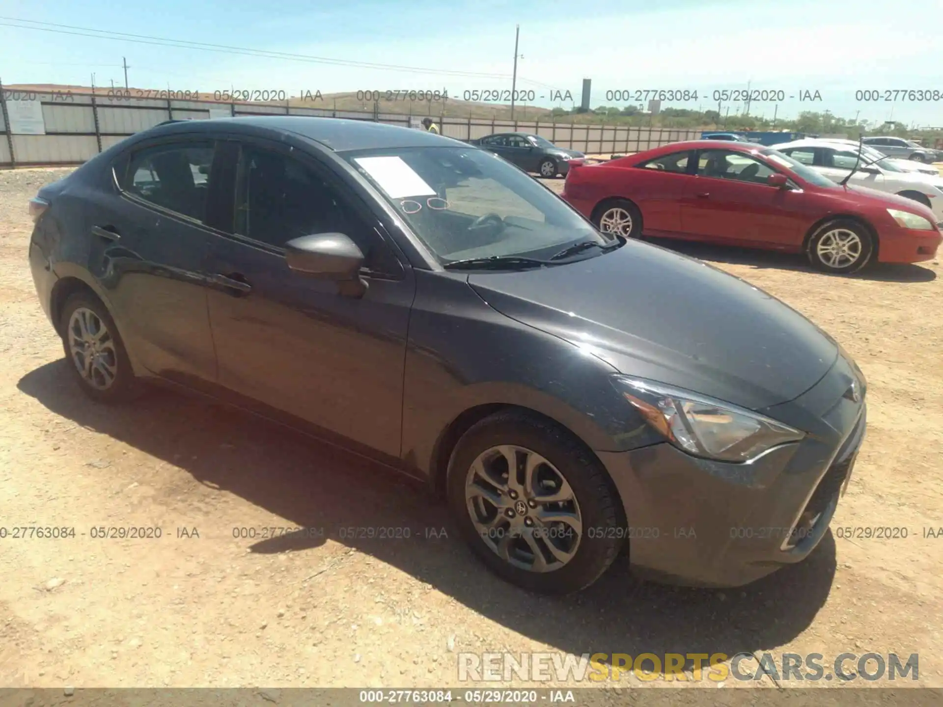 1 Photograph of a damaged car 3MYDLBYVXKY514839 TOYOTA YARIS SEDAN 2019