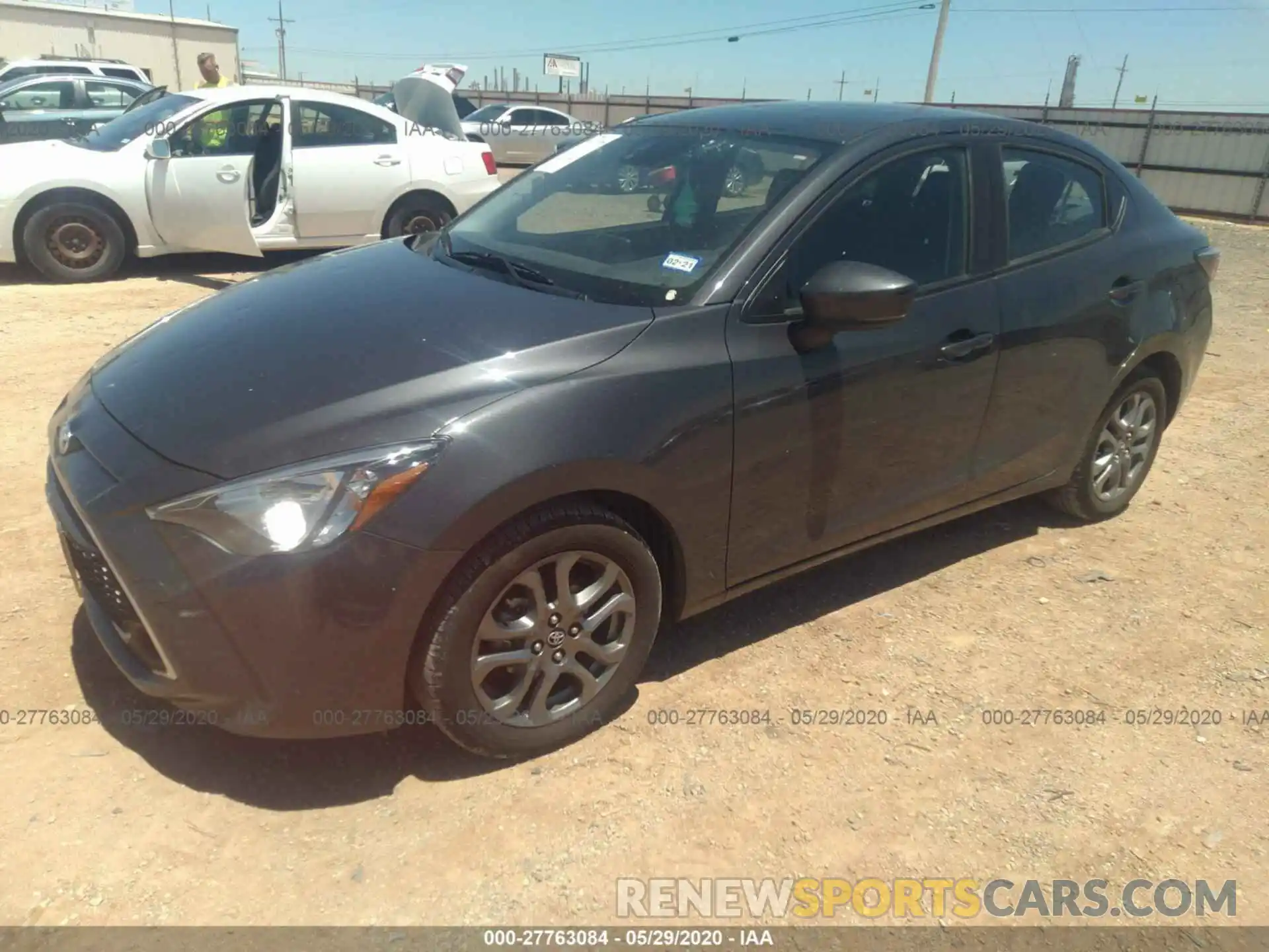 2 Photograph of a damaged car 3MYDLBYVXKY514839 TOYOTA YARIS SEDAN 2019