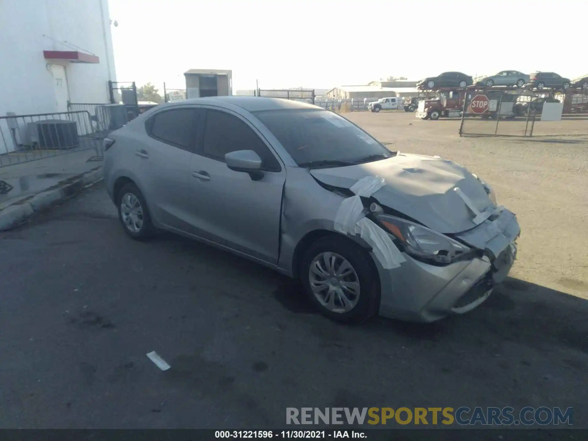 1 Photograph of a damaged car 3MYDLBYVXKY517000 TOYOTA YARIS SEDAN 2019