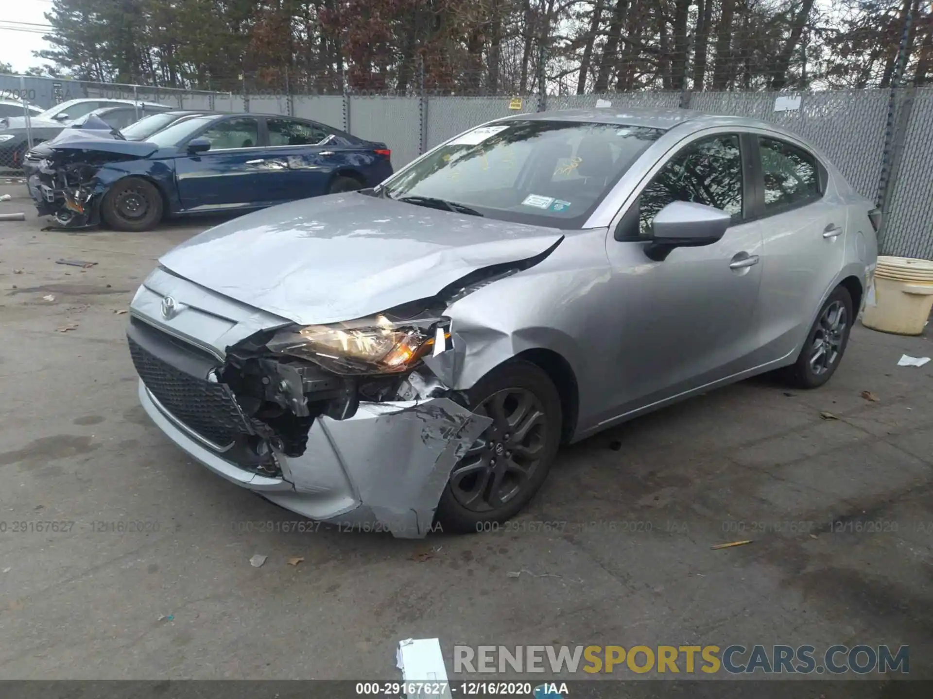 2 Photograph of a damaged car 3MYDLBYVXKY518292 TOYOTA YARIS SEDAN 2019