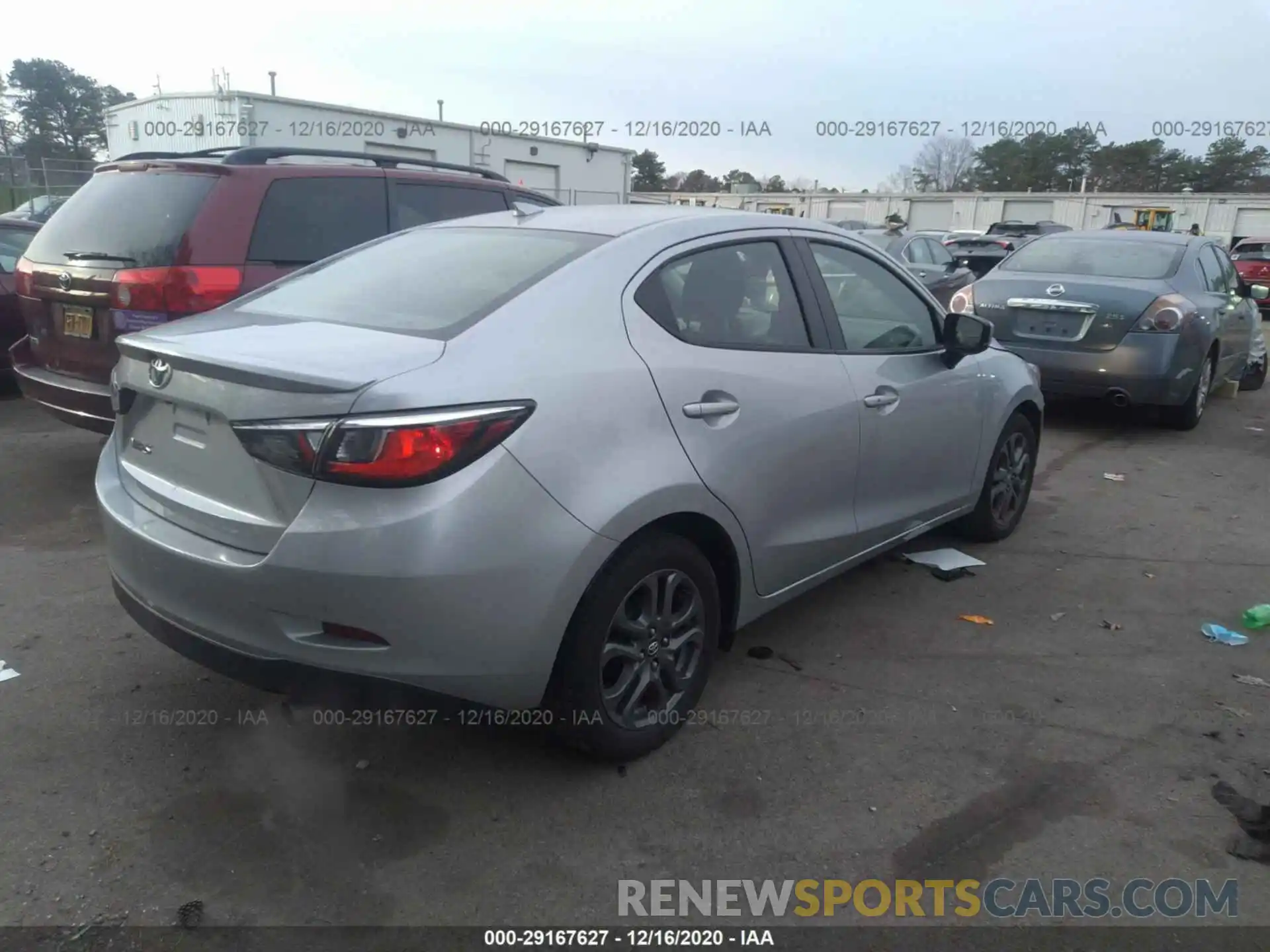 4 Photograph of a damaged car 3MYDLBYVXKY518292 TOYOTA YARIS SEDAN 2019