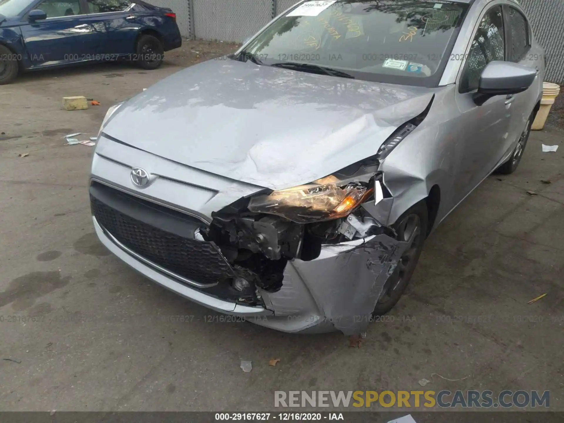 6 Photograph of a damaged car 3MYDLBYVXKY518292 TOYOTA YARIS SEDAN 2019