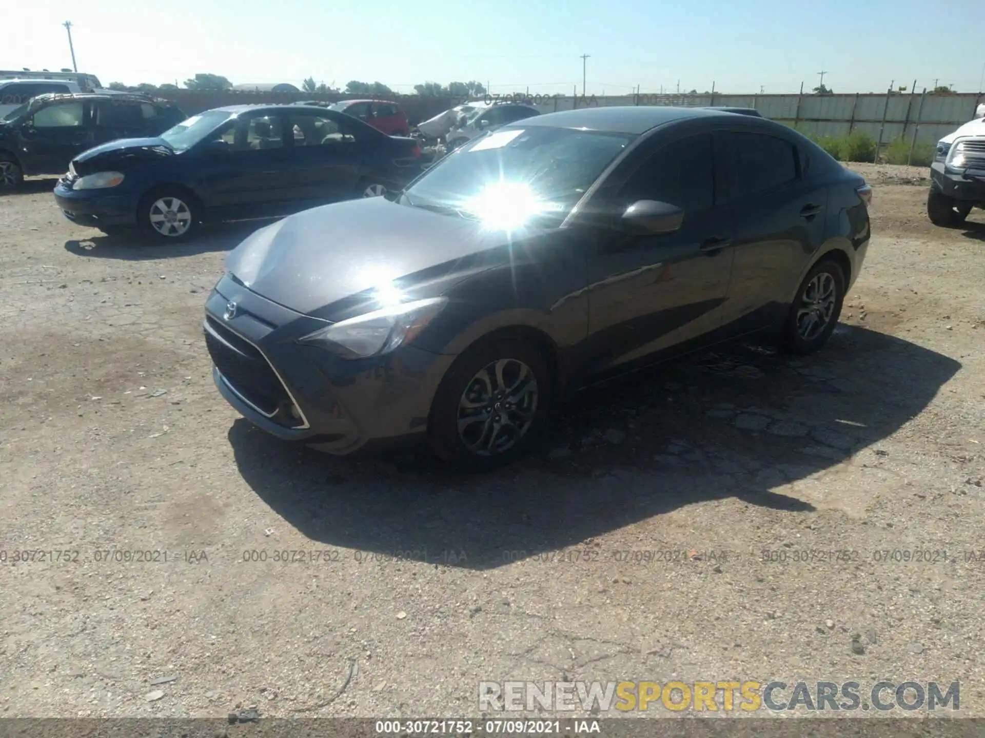 2 Photograph of a damaged car 3MYDLBYVXKY518342 TOYOTA YARIS SEDAN 2019