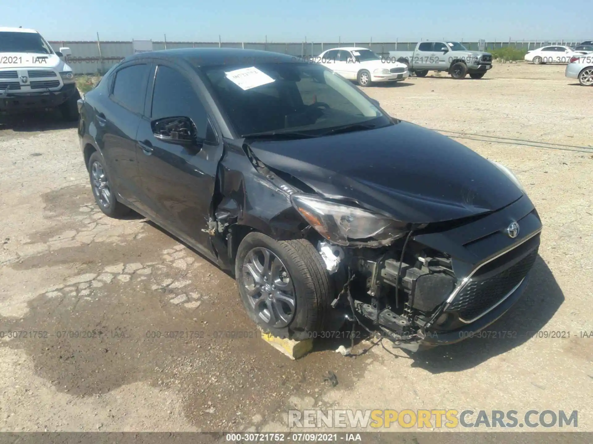 6 Photograph of a damaged car 3MYDLBYVXKY518342 TOYOTA YARIS SEDAN 2019