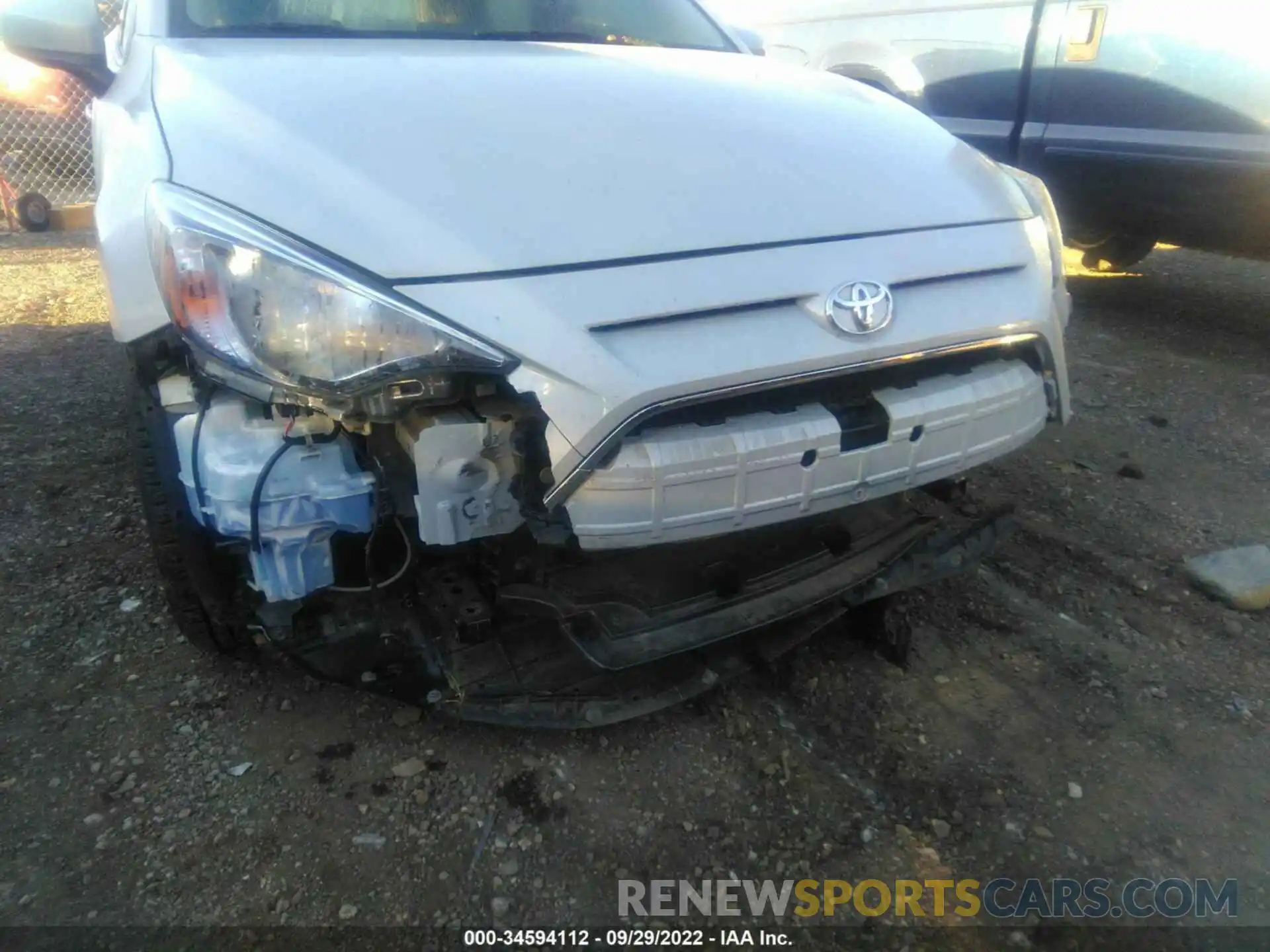 6 Photograph of a damaged car 3MYDLBYVXKY518700 TOYOTA YARIS SEDAN 2019