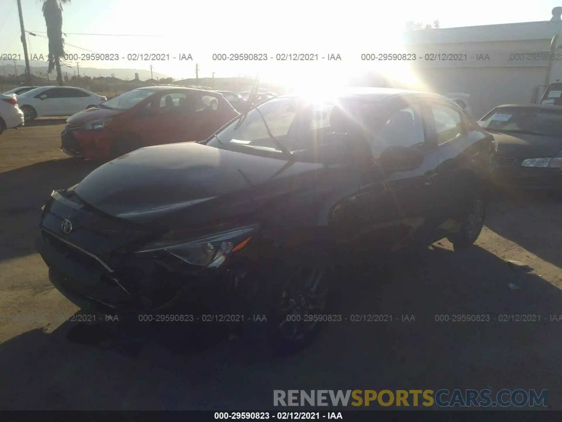 2 Photograph of a damaged car 3MYDLBYVXKY519197 TOYOTA YARIS SEDAN 2019