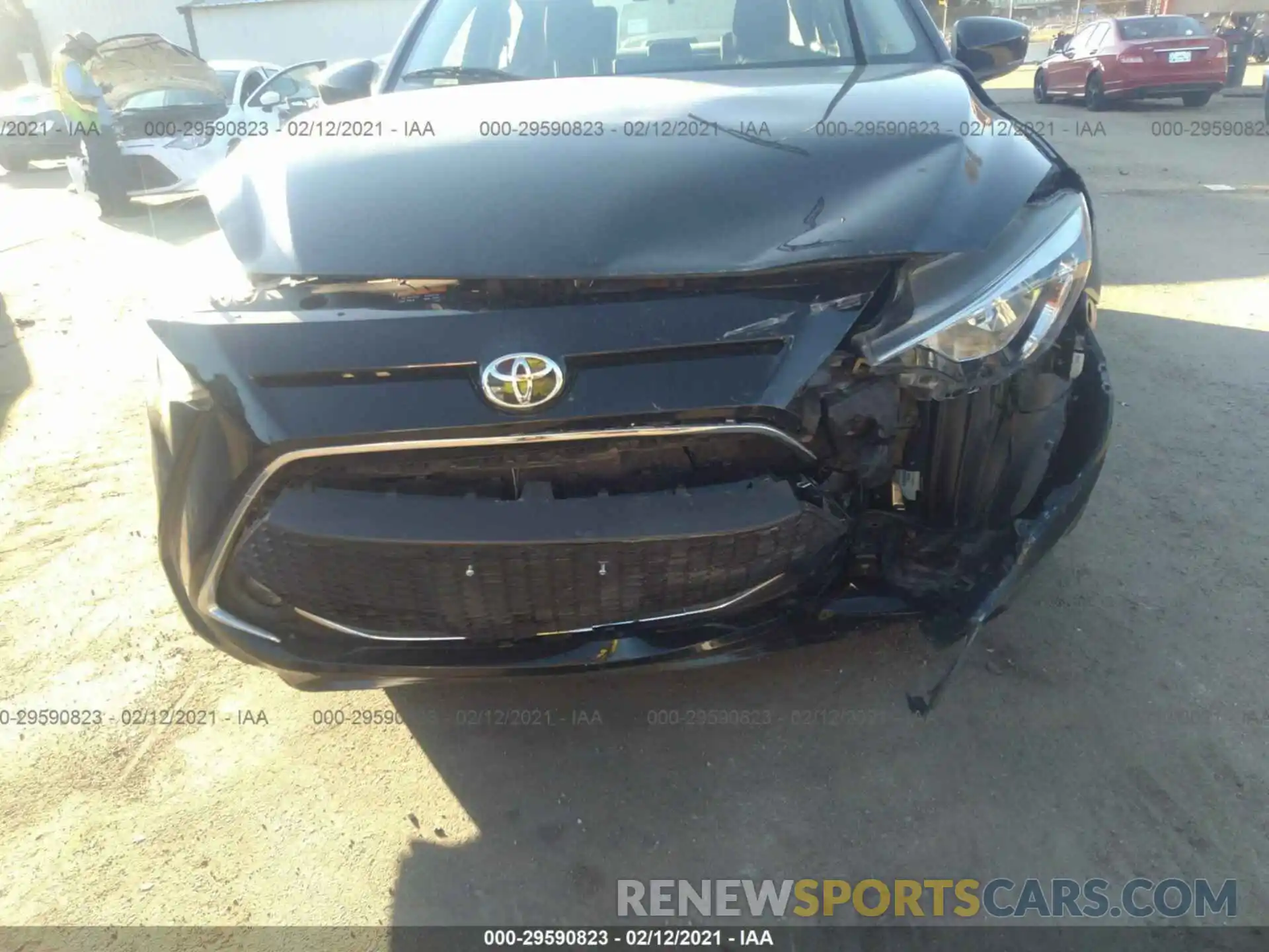 6 Photograph of a damaged car 3MYDLBYVXKY519197 TOYOTA YARIS SEDAN 2019