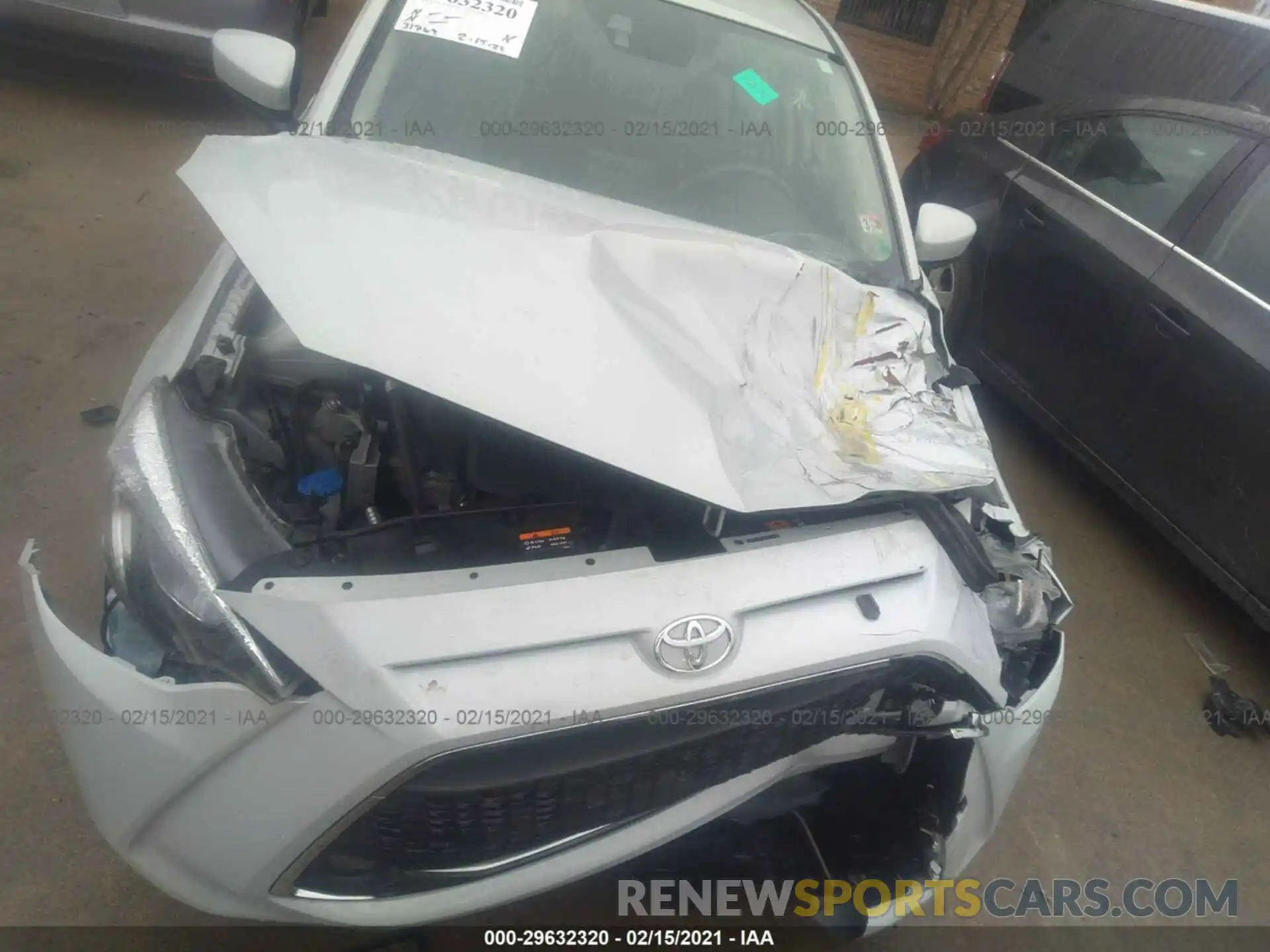 6 Photograph of a damaged car 3MYDLBYVXKY523248 TOYOTA YARIS SEDAN 2019