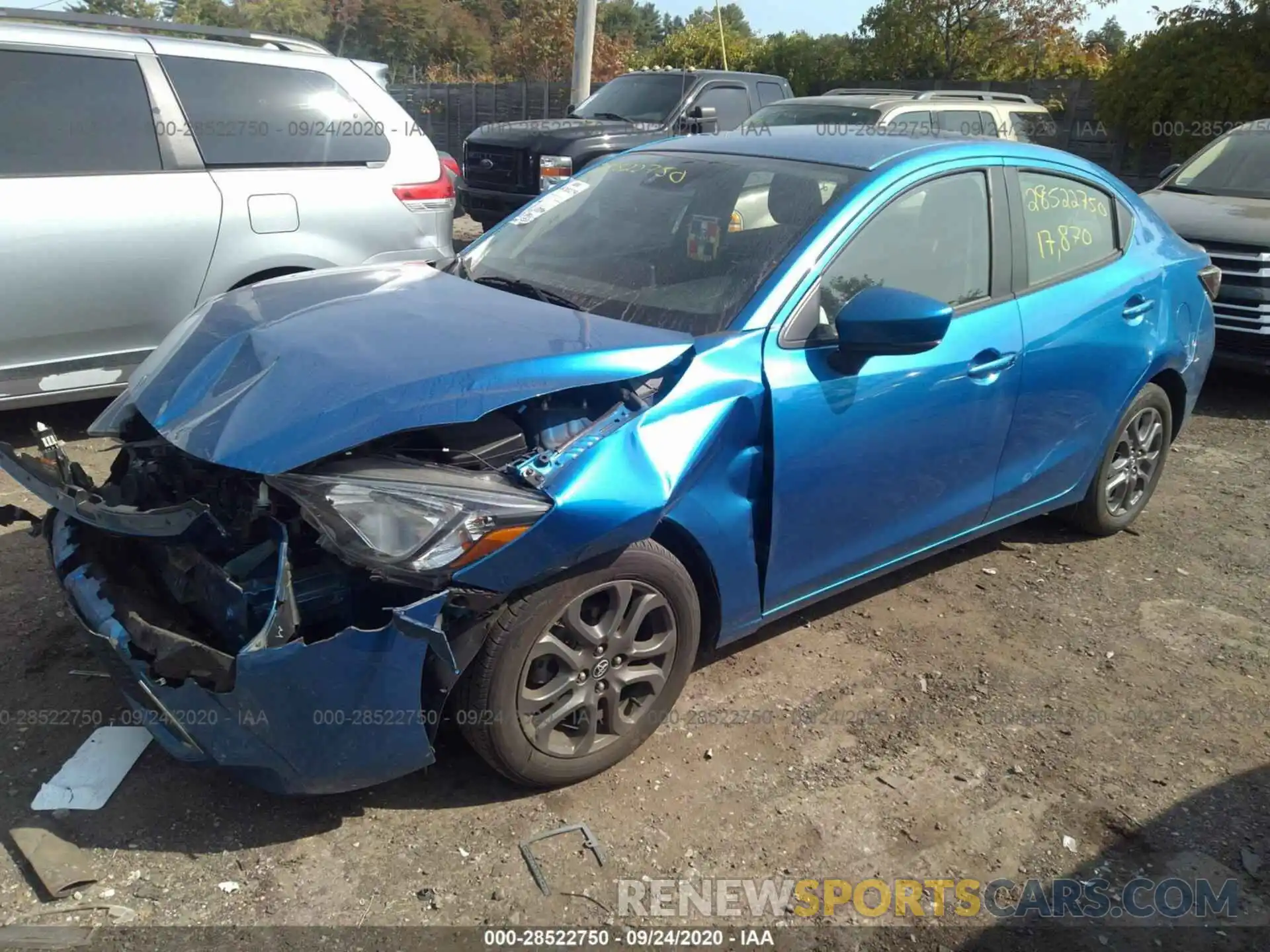 2 Photograph of a damaged car 3MYDLBYVXKY524870 TOYOTA YARIS SEDAN 2019