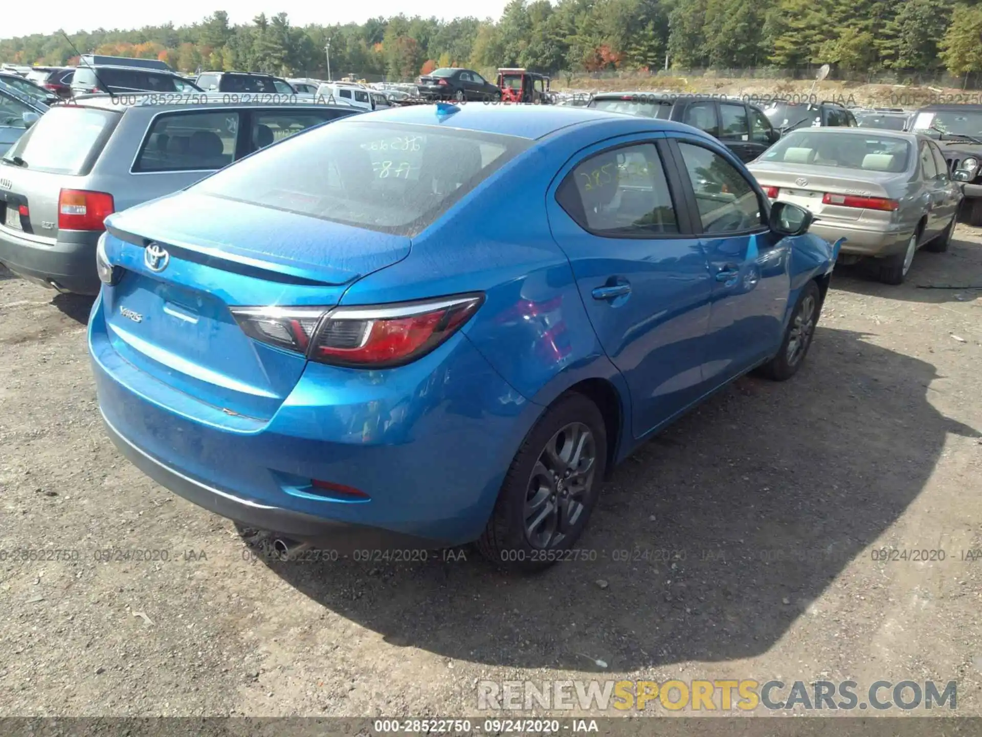 4 Photograph of a damaged car 3MYDLBYVXKY524870 TOYOTA YARIS SEDAN 2019