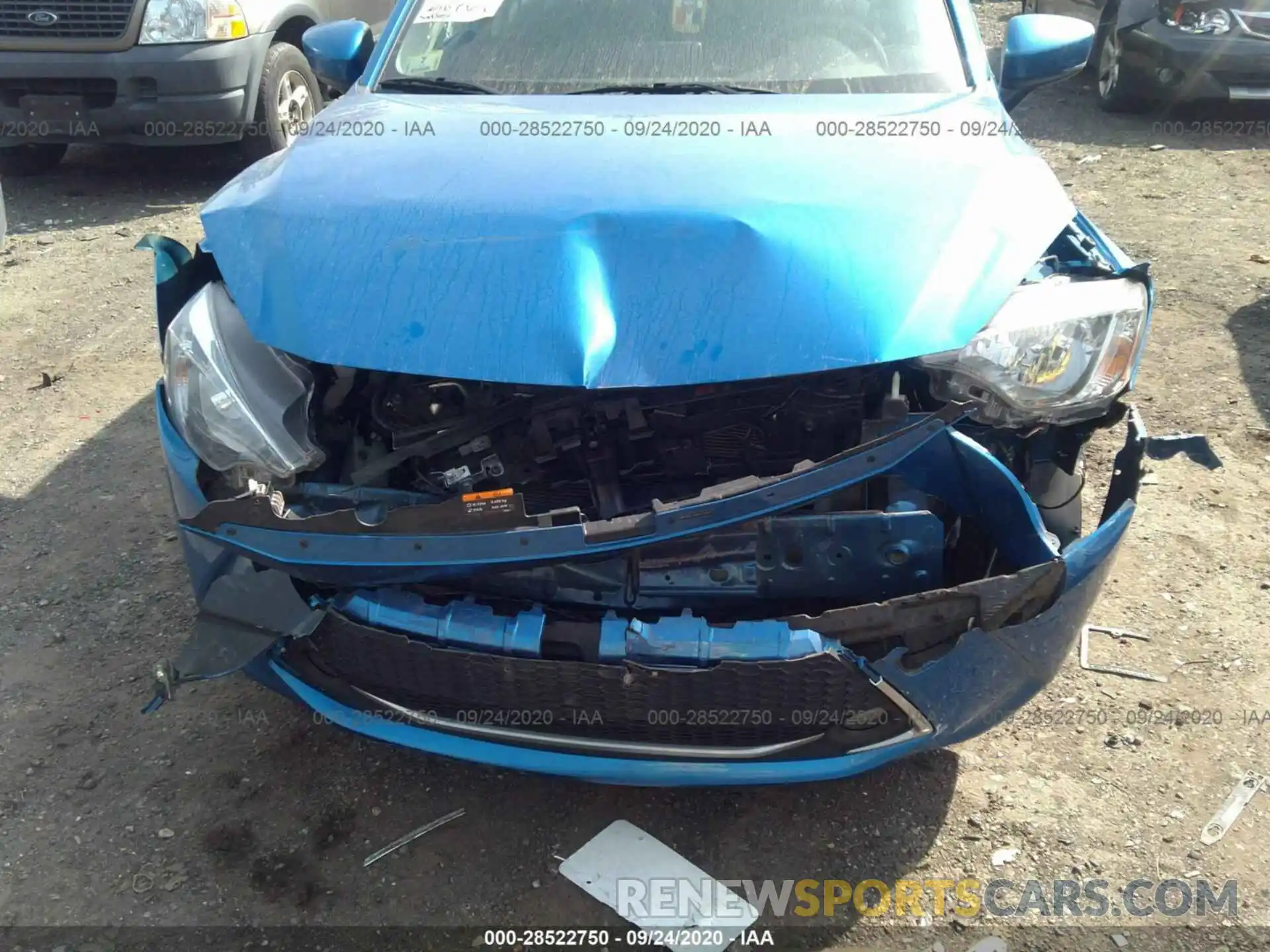 6 Photograph of a damaged car 3MYDLBYVXKY524870 TOYOTA YARIS SEDAN 2019