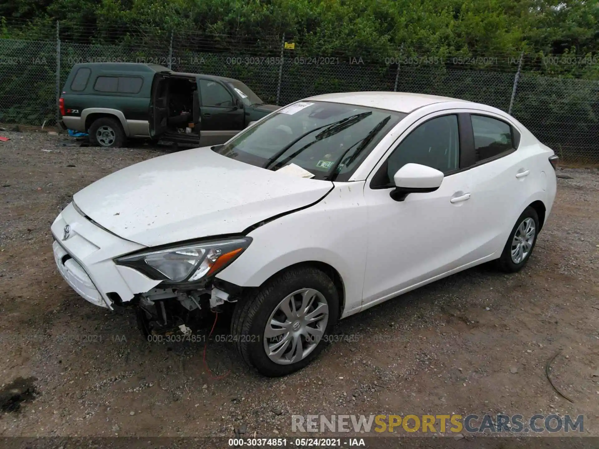 2 Photograph of a damaged car 3MYDLBYVXKY526067 TOYOTA YARIS SEDAN 2019